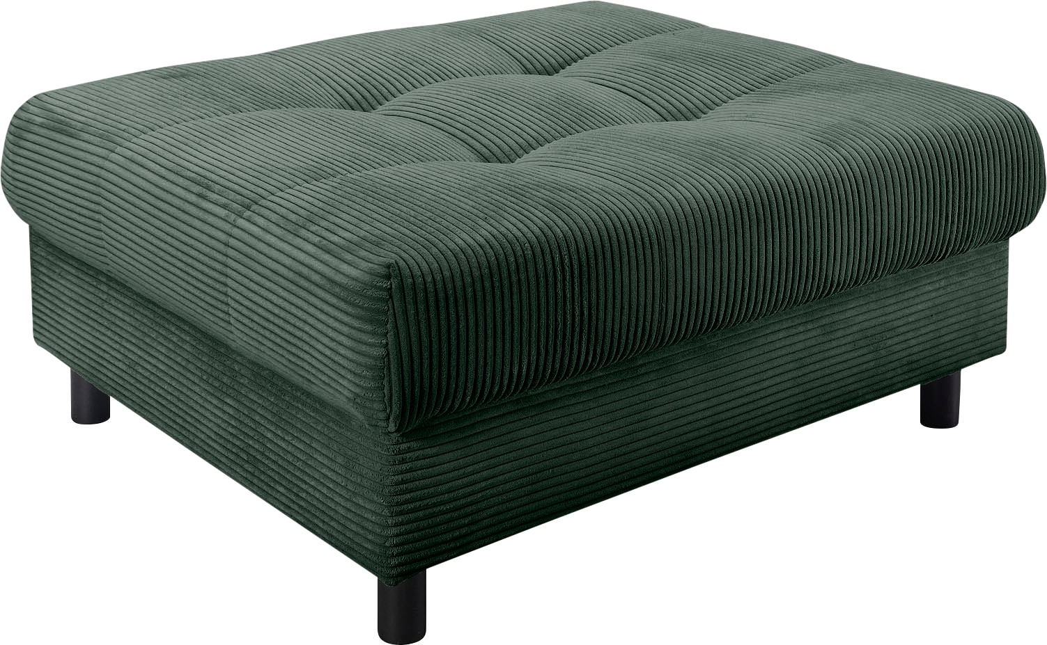 Home affaire Ecksofa »Toni L-Form«, (Cord-Bezug), Ottomane beidseitig montierbar, Federkern-Polsterung