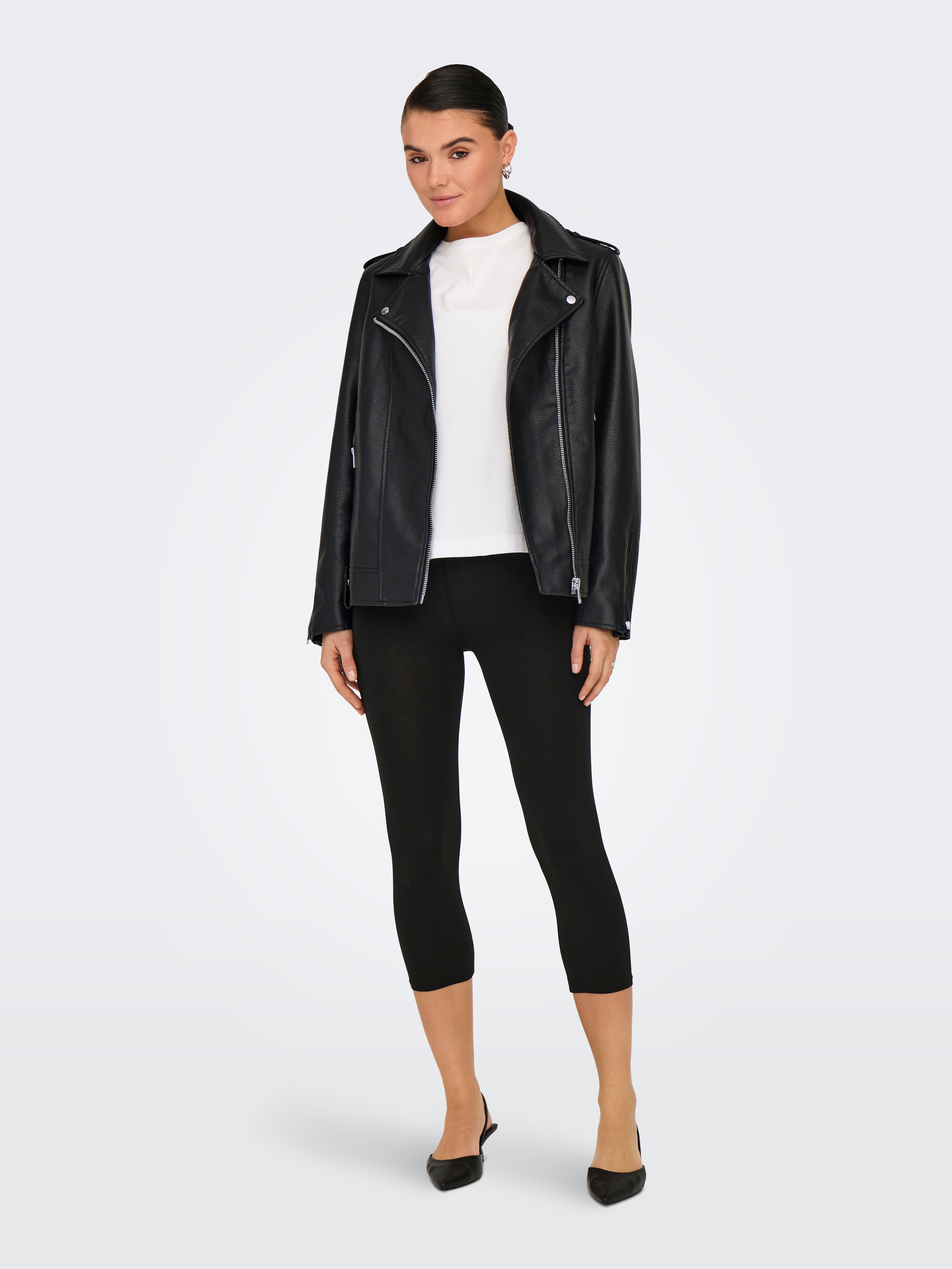 ONLY Lederimitatjacke »ONLMILLE FAUX LEATHER JACKET OTW«