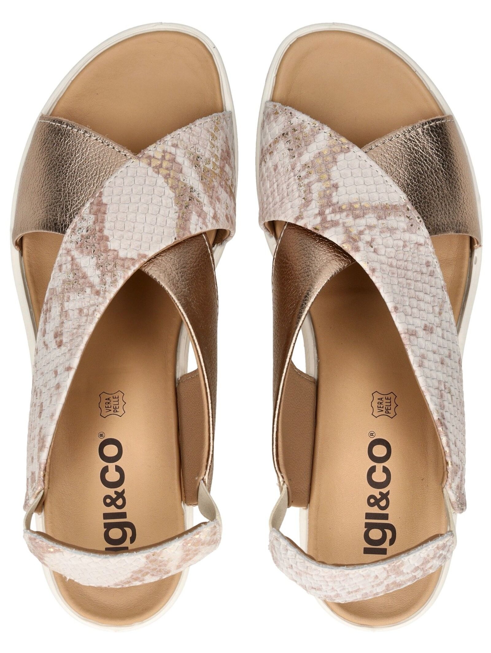 IGI & CO Keilsandalette »IGI & CO Sandalen Leder«