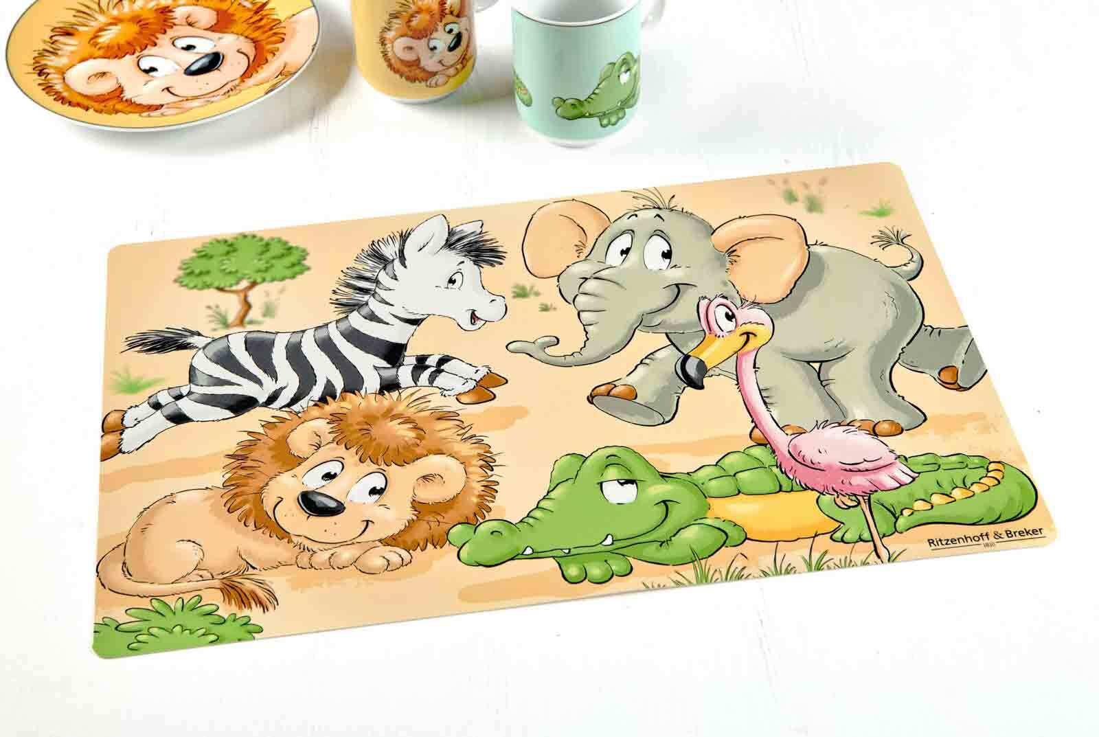 Ritzenhoff & Breker Platzset "Platzset Happy Zoo 45 x 30 cm" günstig online kaufen