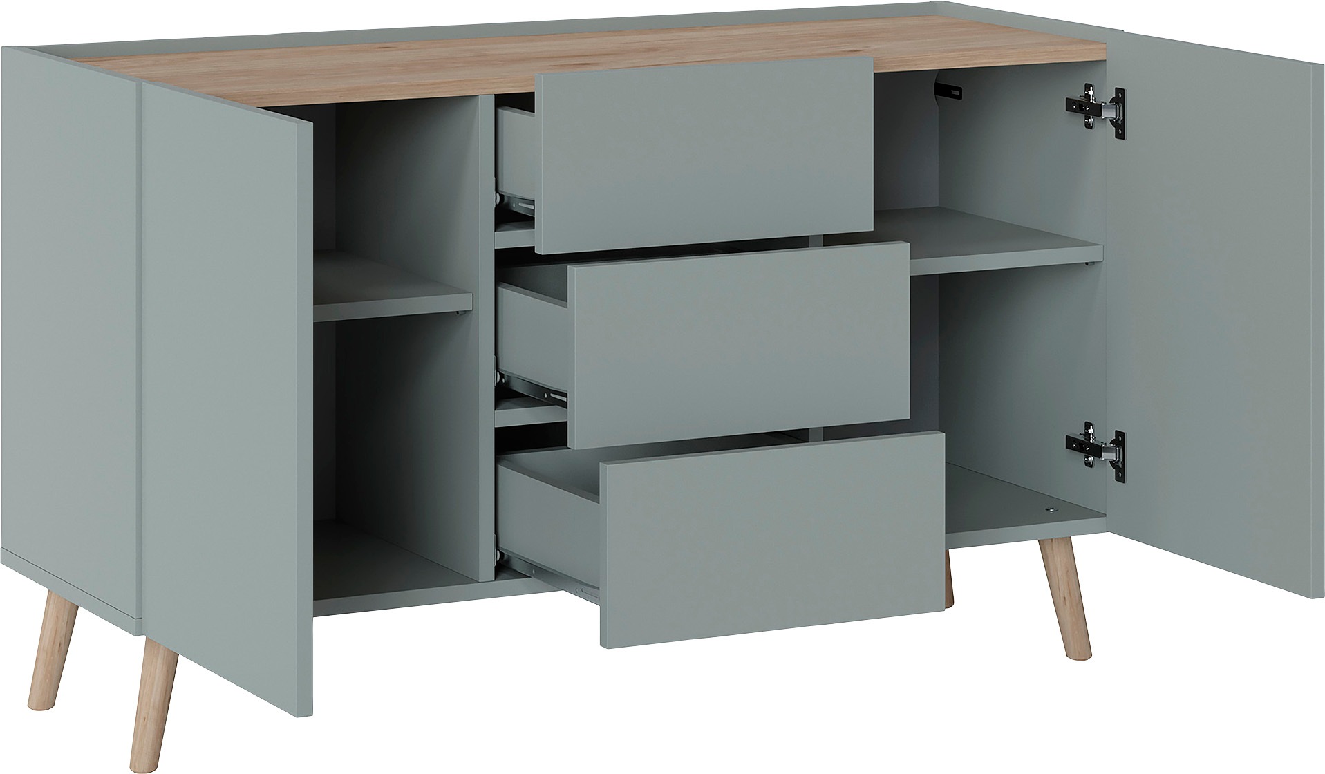 Thumbnail - Home affaire Sideboard "Scandi" Breite 120 cm