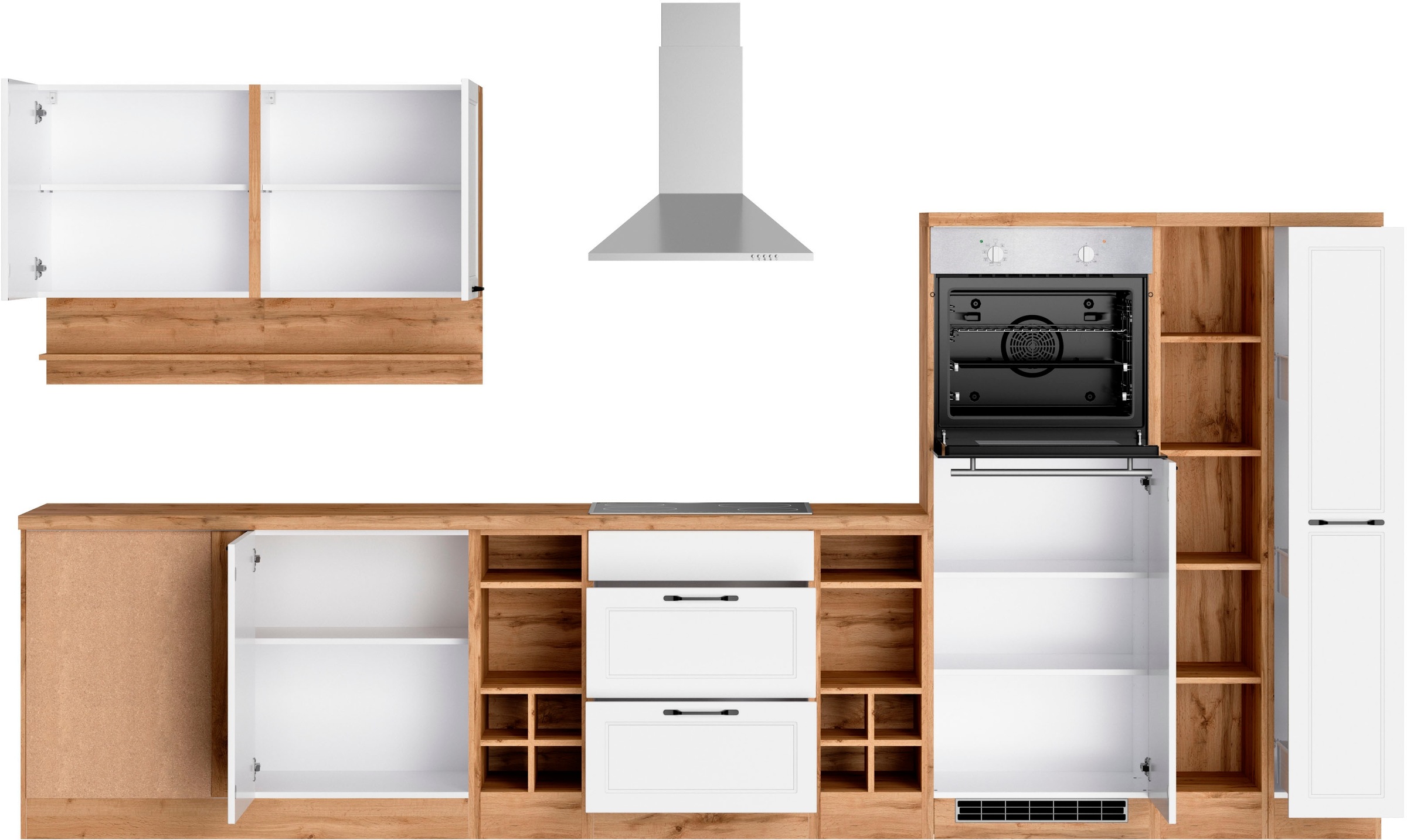 KOCHSTATION Winkelküche "KS-Lana", Stellbreite 240/360 cm, wahlweise mit E- günstig online kaufen