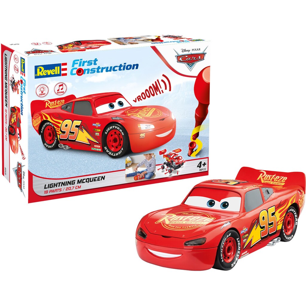 Revell® Modellbausatz »Revell First Construction, Lightning McQueen«, 1:20