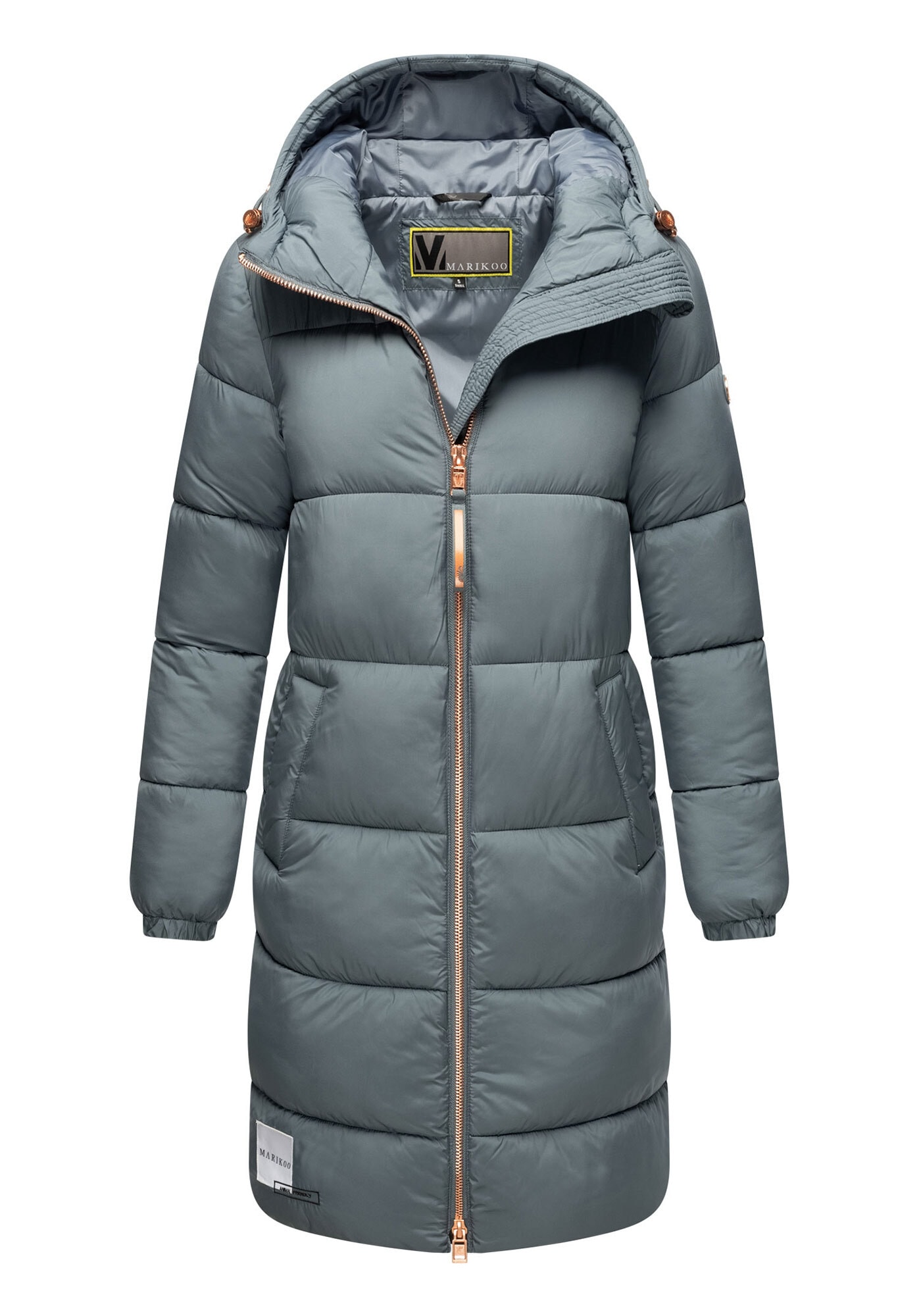 Marikoo Winterjacke »Nomadiaa«, Lange Damen Winterjacke