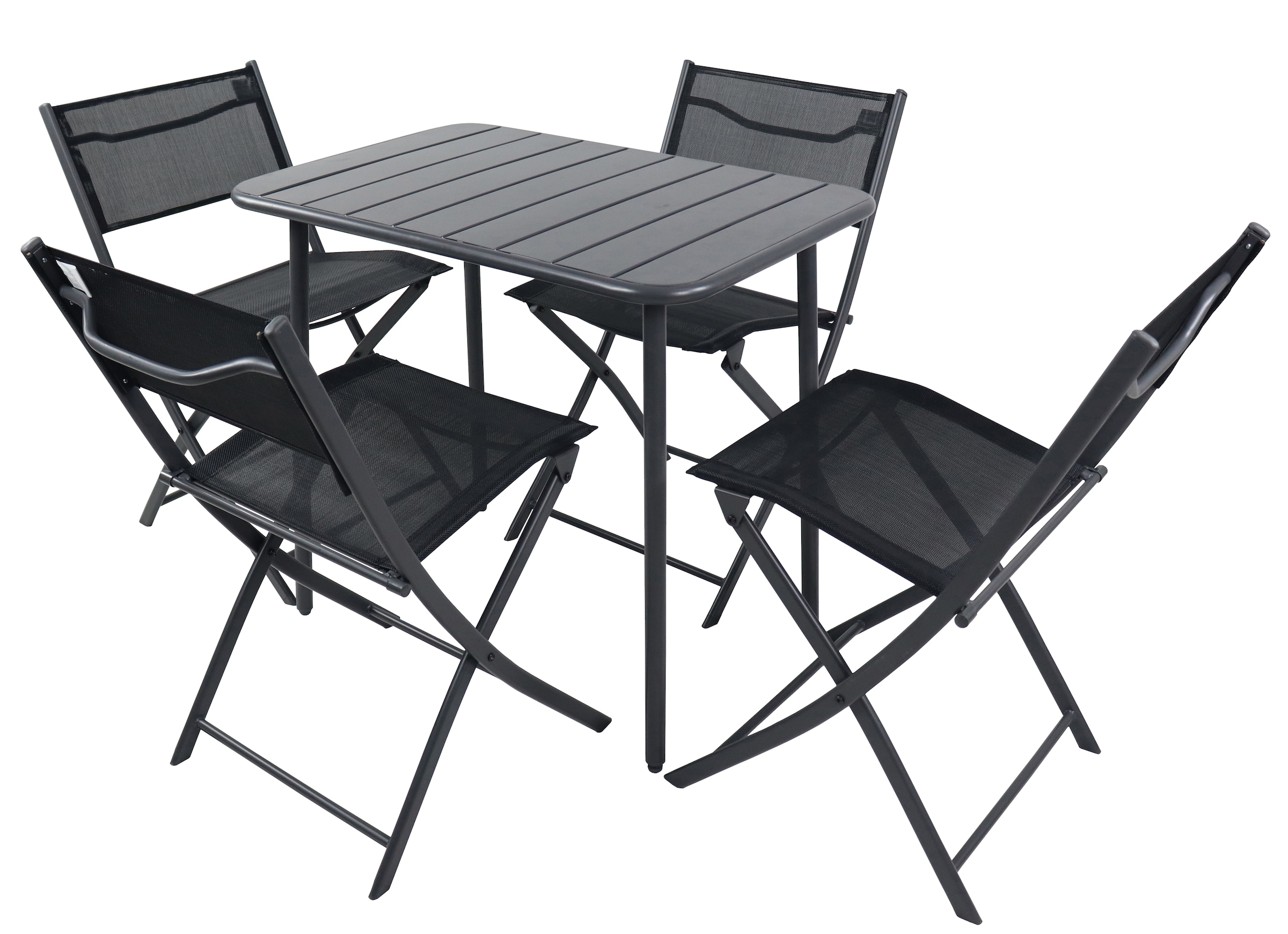 VCM Garten-Essgruppe »5 tlg. Bistroset Balkonset Gartenset Sumila 80x55« 5 tlg.