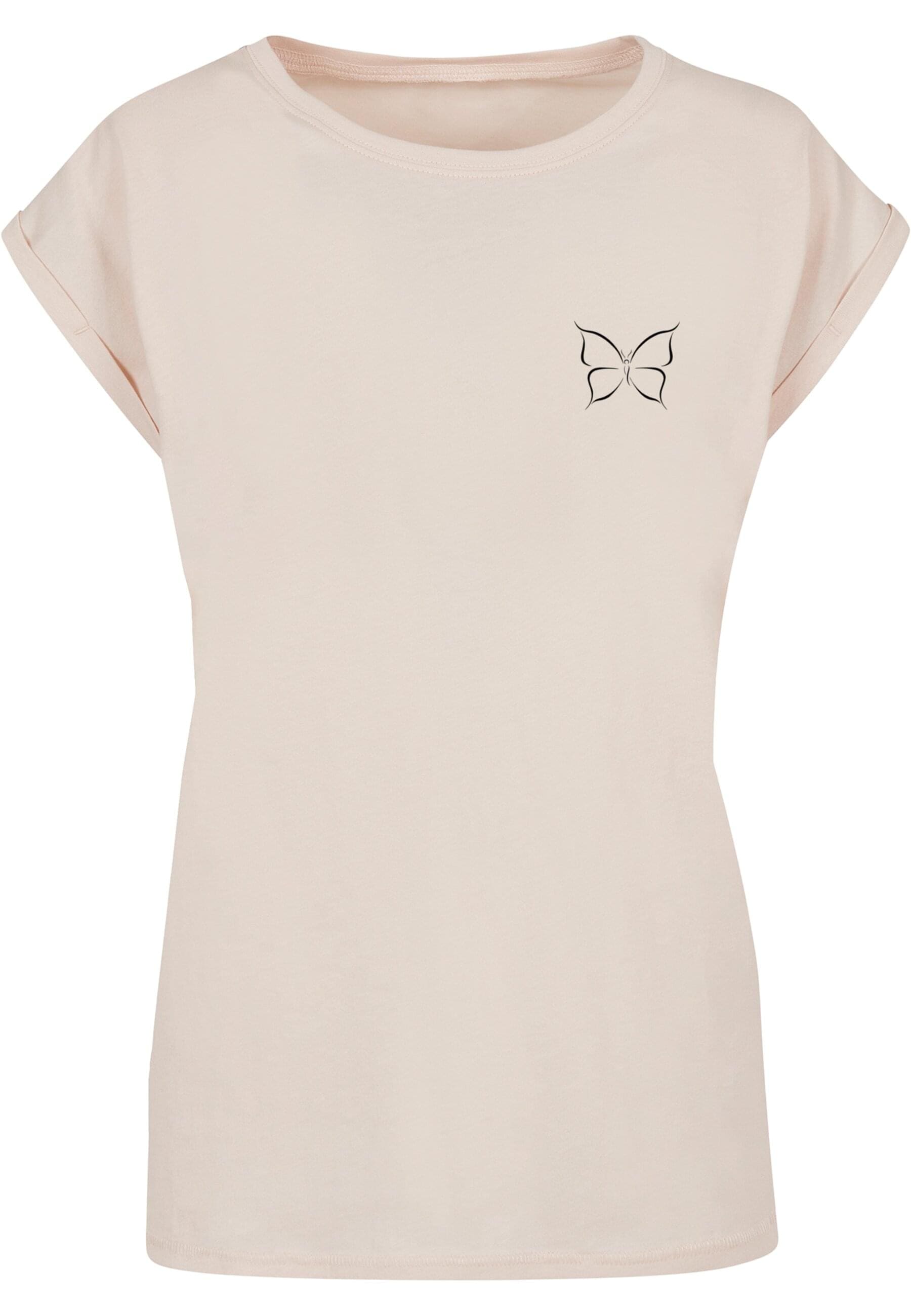 Merchcode T-Shirt "Merchcode Damen Ladies Spring - Butterfly T-Shirt" 1 Stk günstig online kaufen