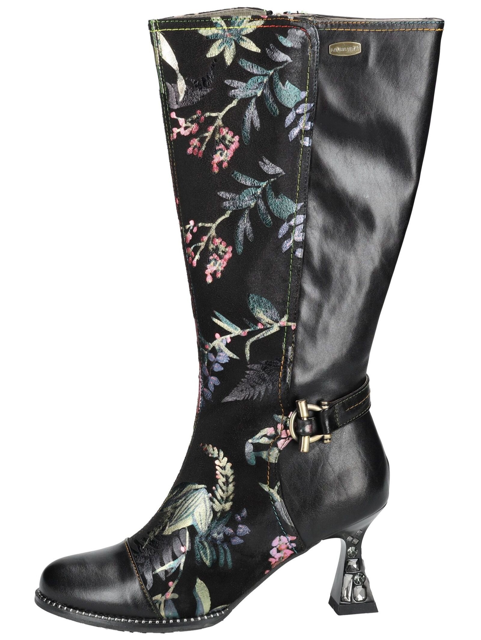 LAURA VITA High-Heel-Stiefel »LAURA VITA Stiefel Leder/Textil«