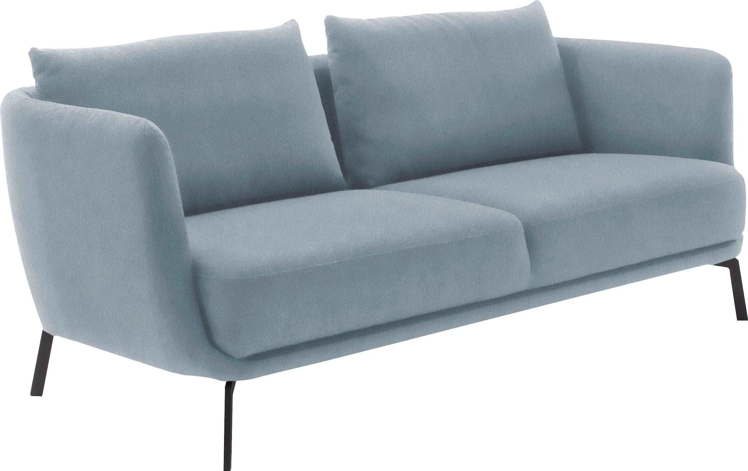 SCHÖNER WOHNEN-Kollektion 3-Sitzer »Pearl - 5 Jahre Hersteller-Garantie, auch in Bouclé«, Maße (B/H/T): 210/71/91 cm, Füße Metall