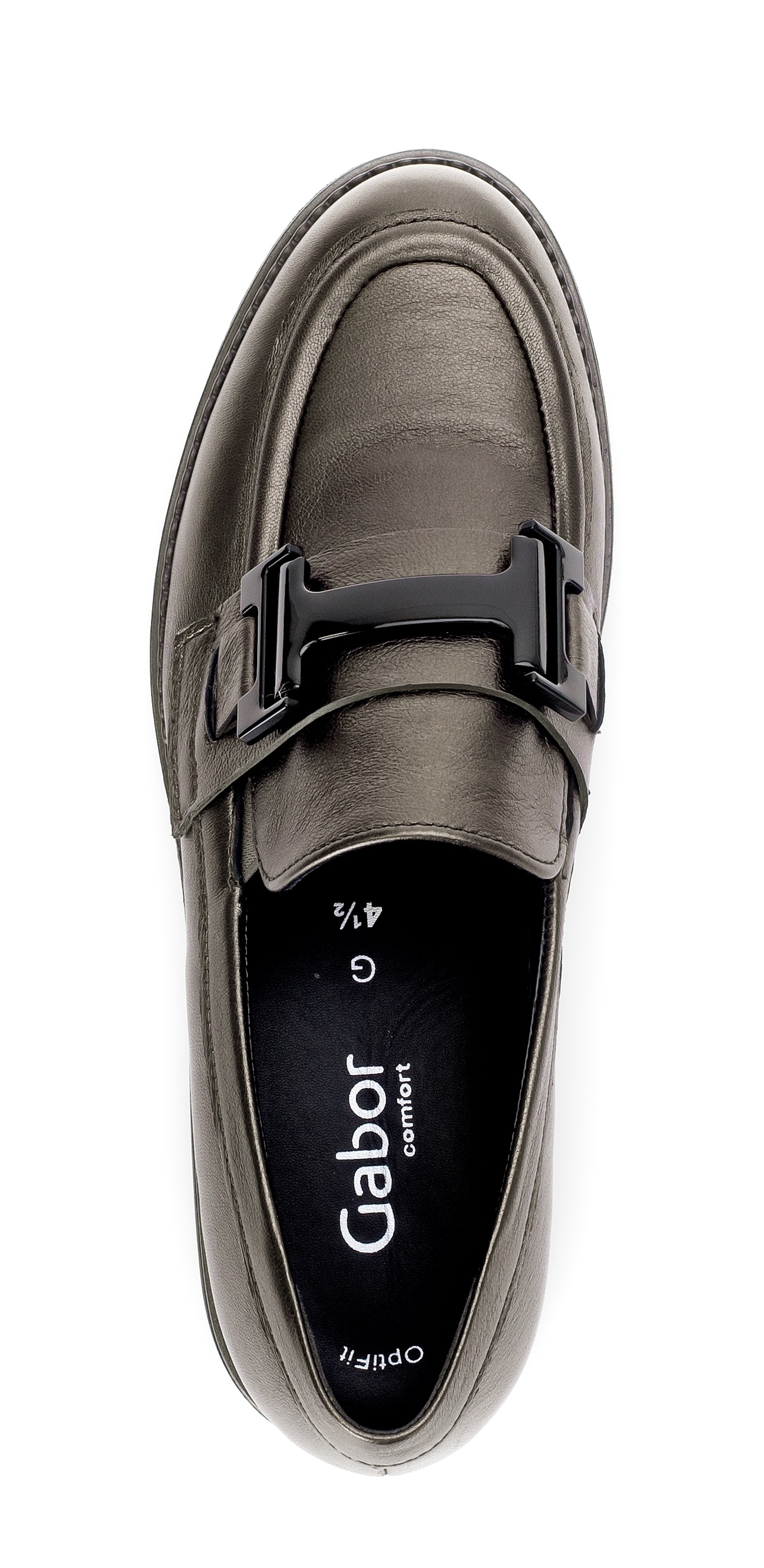 Gabor Loafer »FLORENZ«, Blockabsatz, Slipper, Businessschuh in Bequemweite G (= weit)