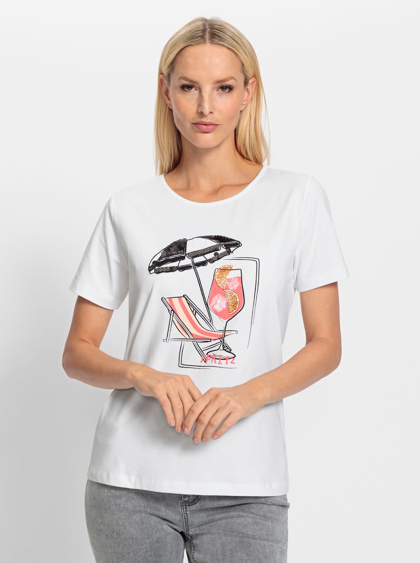 heine T-Shirt »T-Shirt«, (1 tlg.)