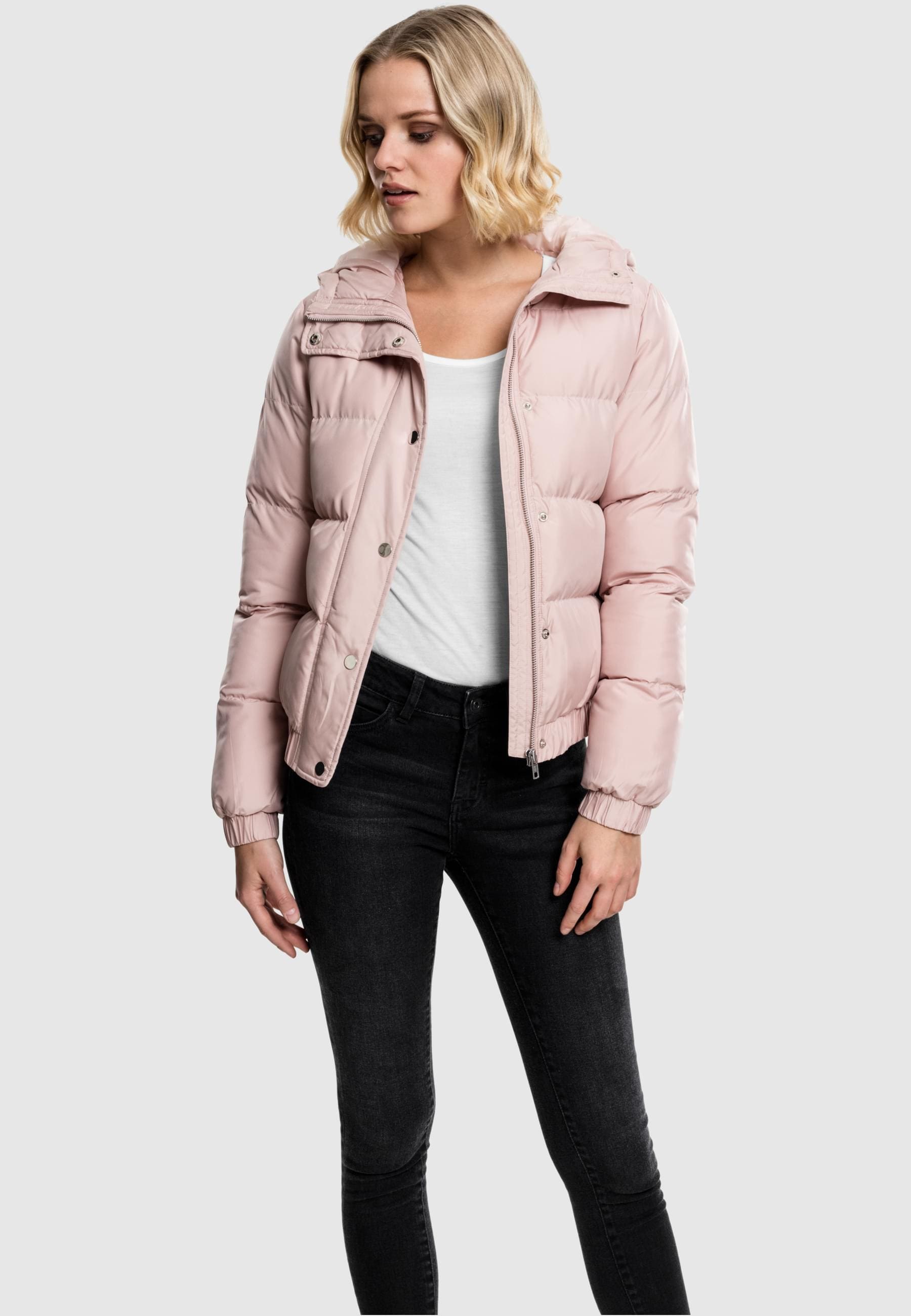 URBAN CLASSICS Winterjacke »Urban Classics Damen Ladies Hooded Puffer Jacket«, (1 St.), mit Kapuze