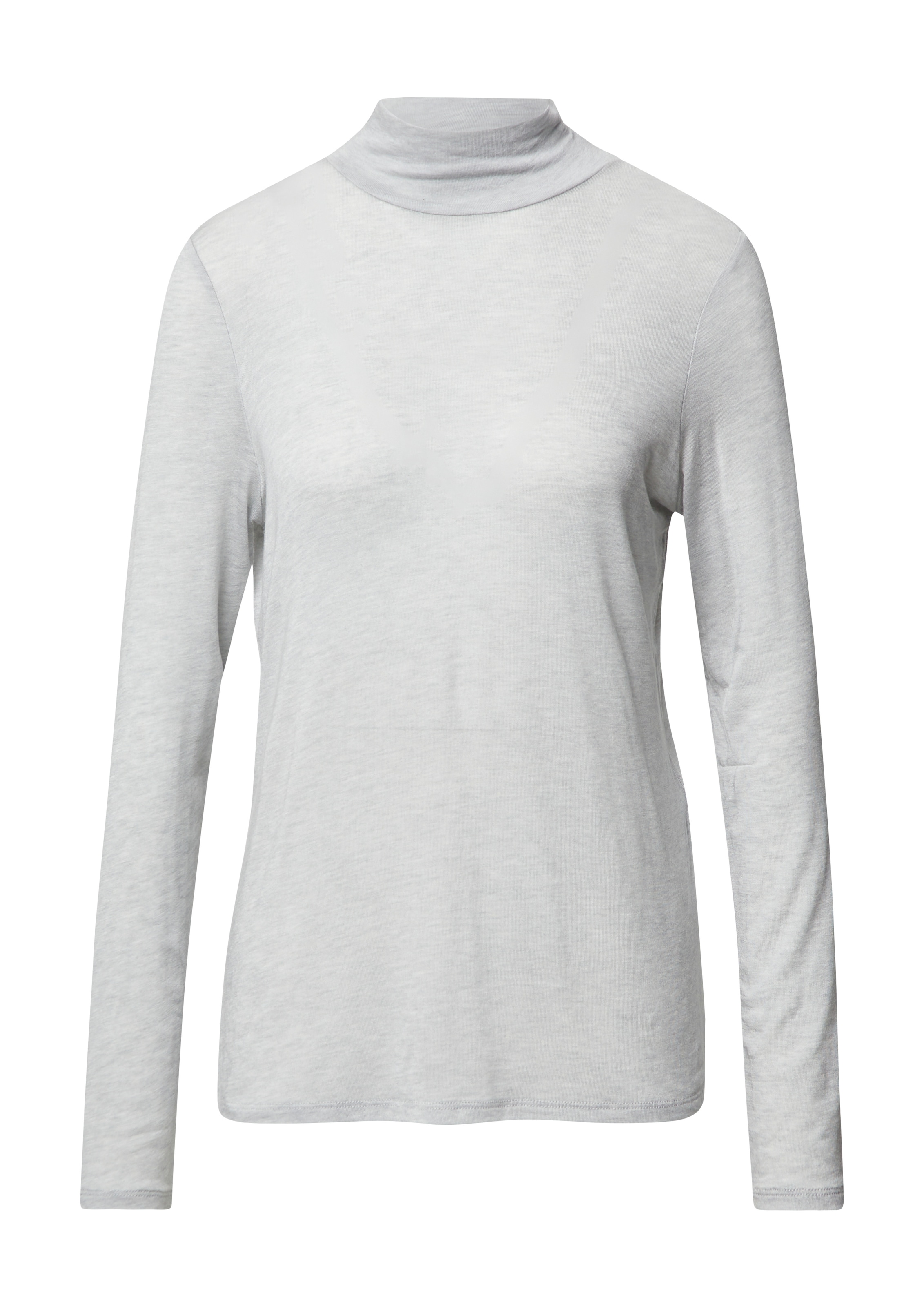 Comma Langarmshirt mit Wollanteil