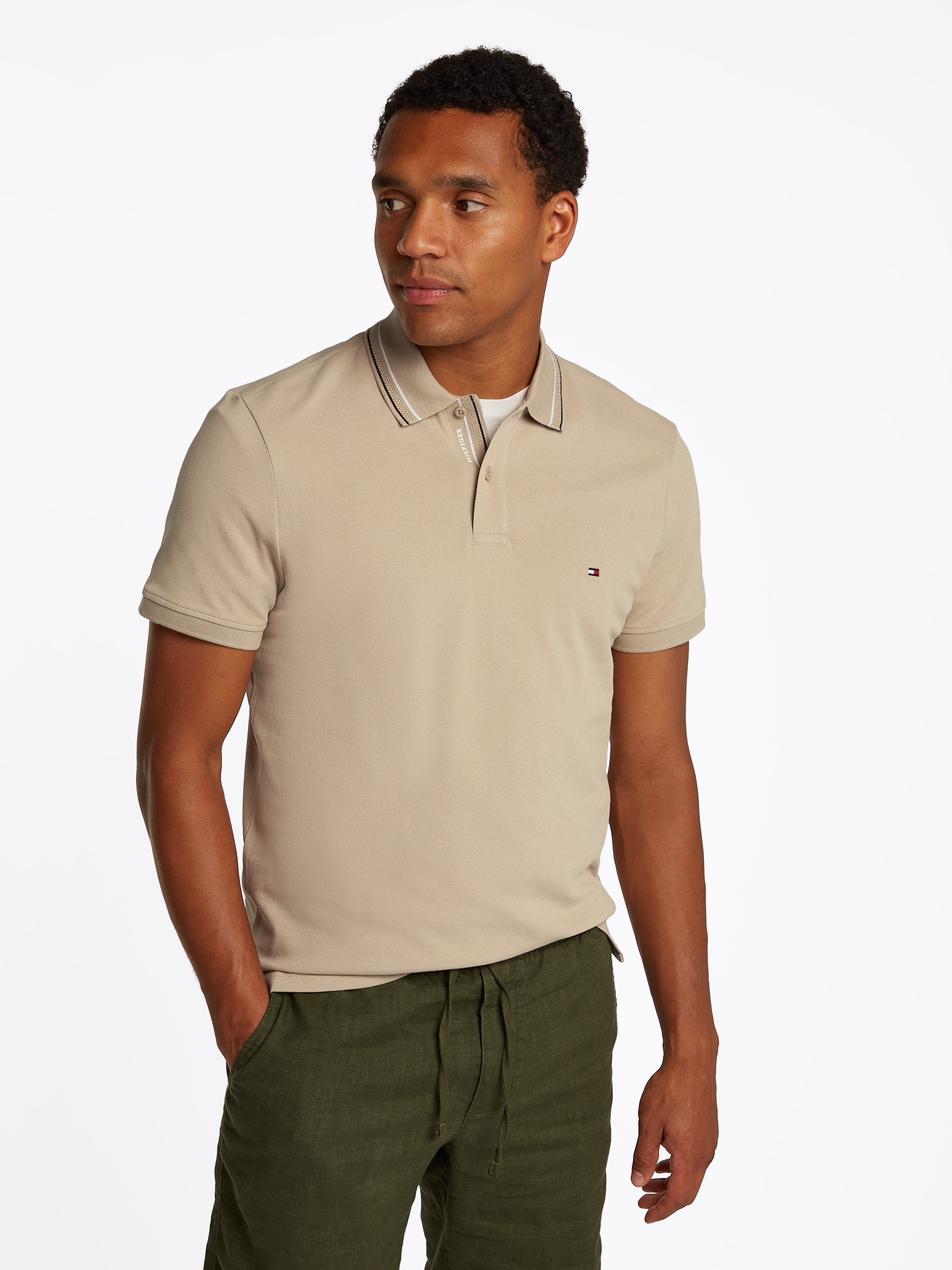 Tommy Hilfiger Poloshirt PLACKET INTEREST REG POLO günstig online kaufen