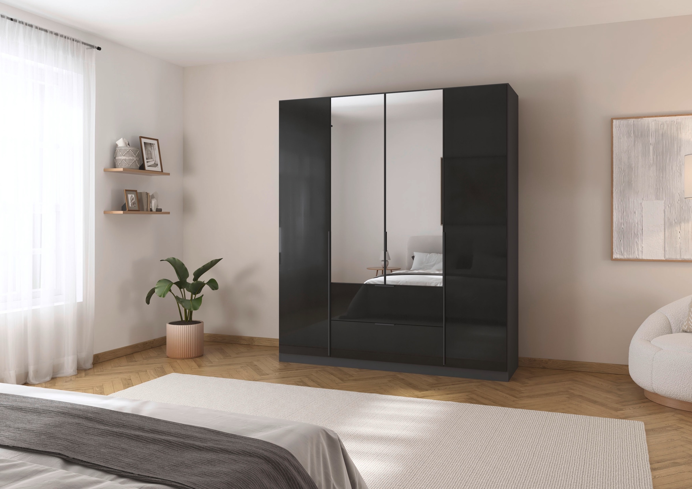 rauch Drehtürenschrank "Kleiderschrank Schrank Garderobe AGORDO mit Dekor- günstig online kaufen