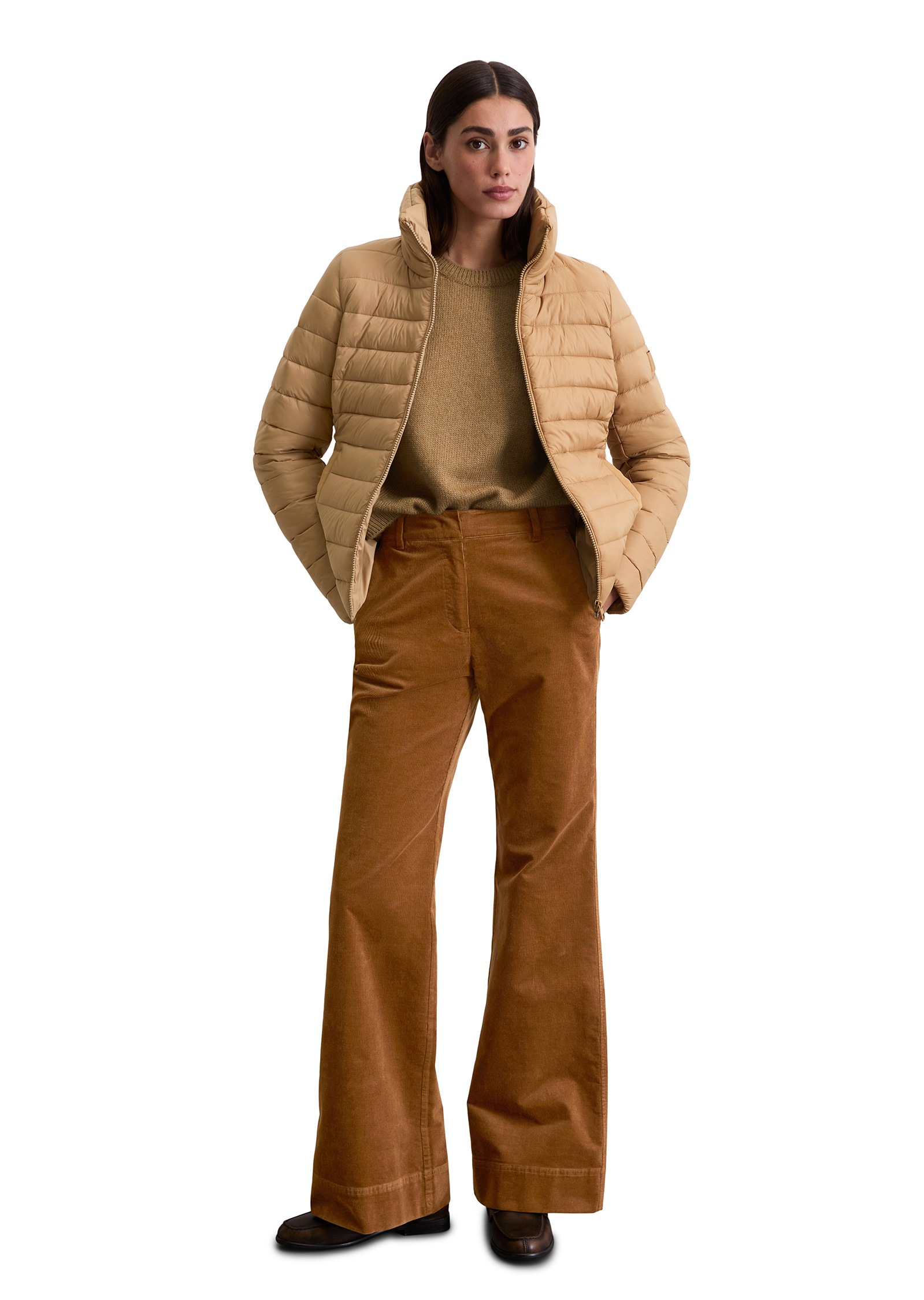 Marc O'Polo Outdoorjacke »mit recycelten Materialien«, ohne Kapuze