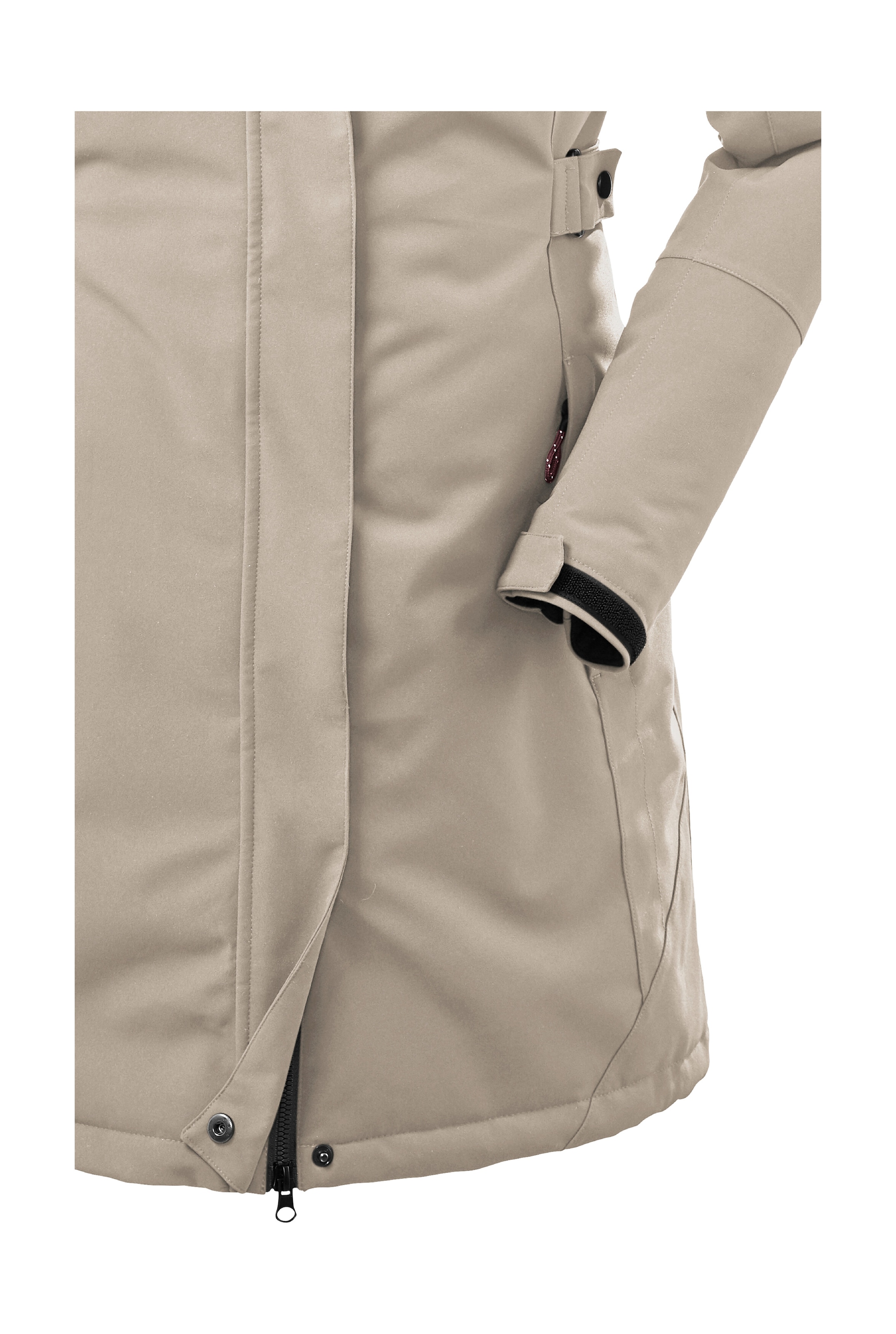 Killtec Parka »KOW 165 WMN PRK«, Wasser- und winddichter Parka mit Teddyfleece und abnehmbarer Kapuze