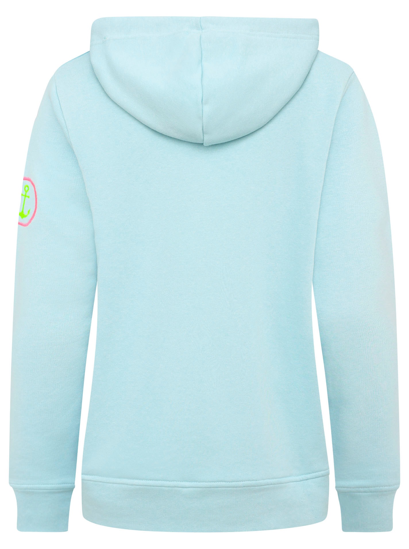 Zwillingsherz Hoodie ""Moin Koordinaten"", V-Ausschnitt, mit MOIN und Anker günstig online kaufen