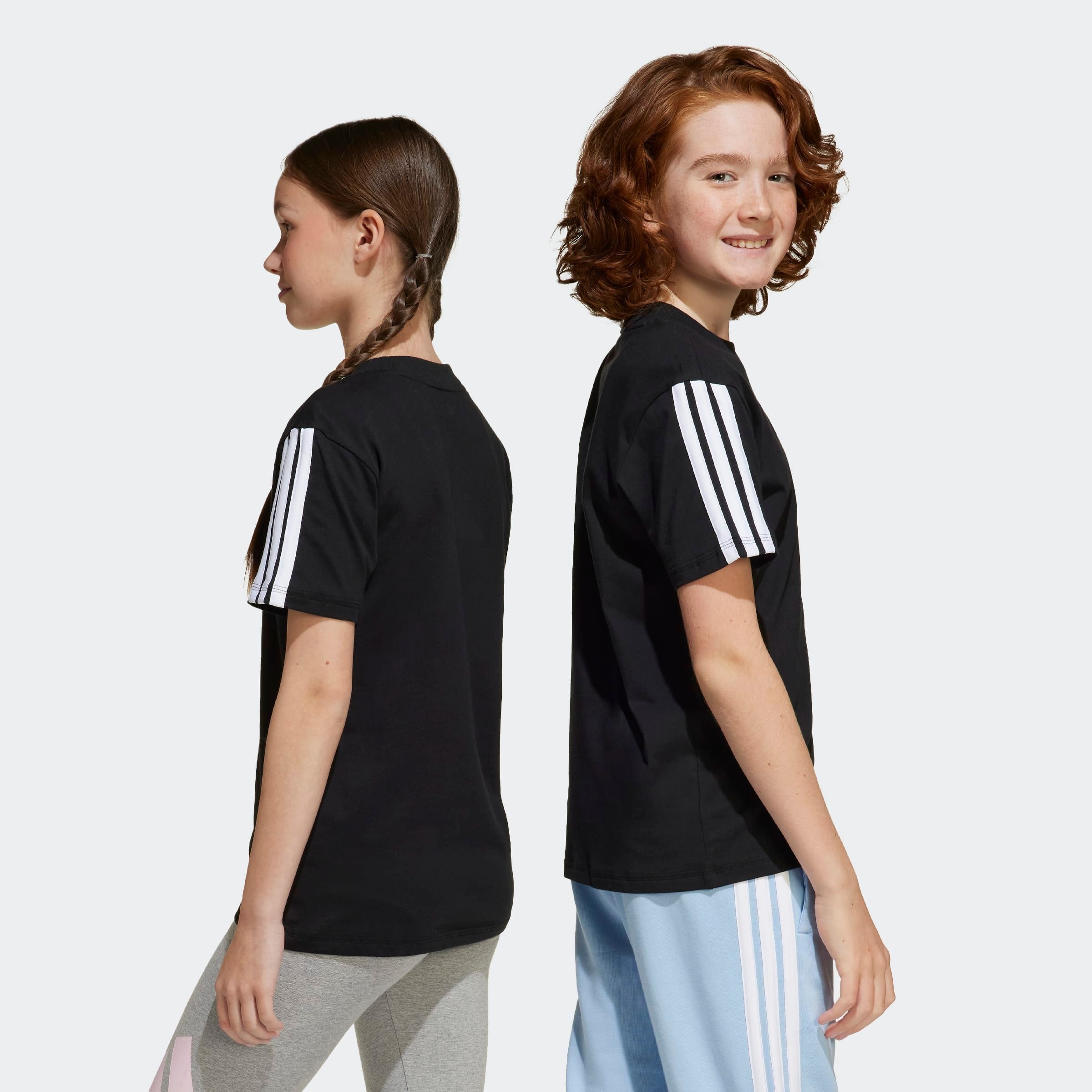 Thumbnail - adidas Sportswear T-Shirt "ESSENTIALS KIDS" sportlicher Stil, Rundhalsausschnitt, ohne Verschluss, für Kinder