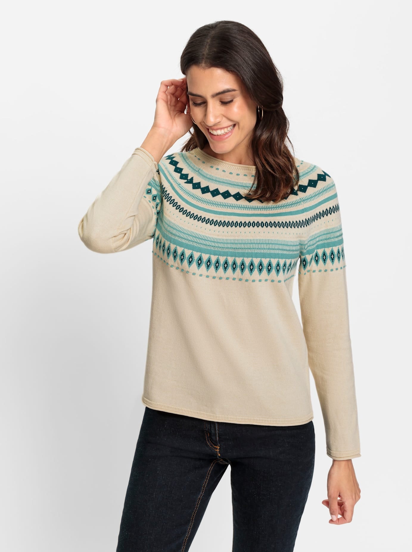 Inspirationen Norwegerpullover »Pullover«