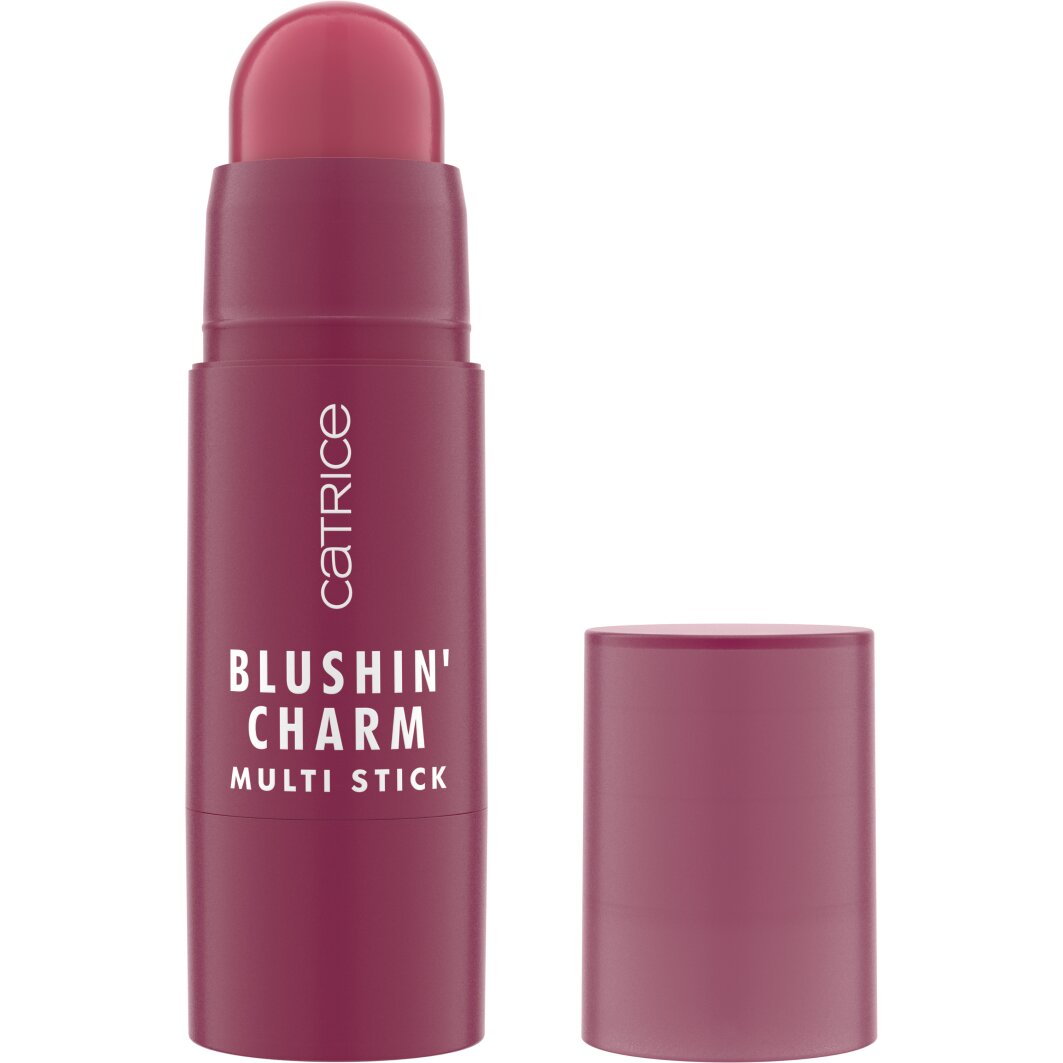 CATRICE Rouge "Blushin' Charm Multi Stick", 16,5 g, rot, Teint-Kosmetika, Variable Deckkraft, cremige, nicht klebende Textur, gut verblendbar.