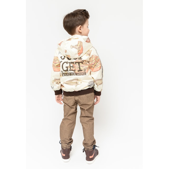 stylischem Outdoorjacke, bestellen | Kapuze BAUR auf Gulliver Rechnung und Print mit