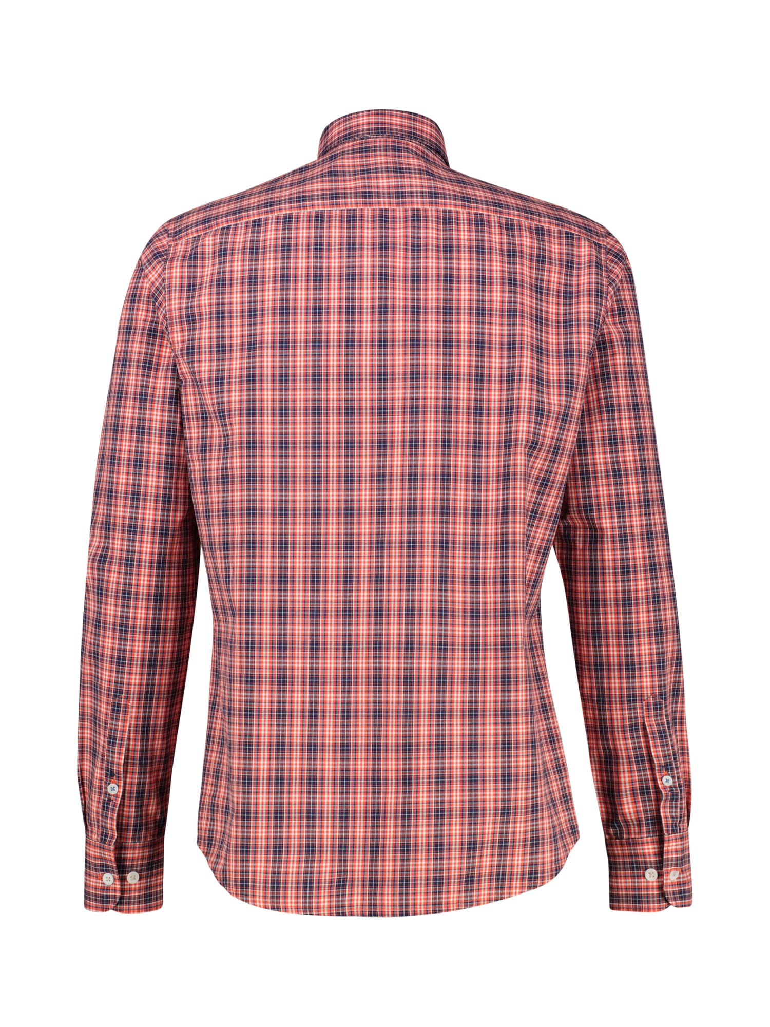 LERROS Langarmhemd »LERROS Karohemd mit Button-Down-Kragen«