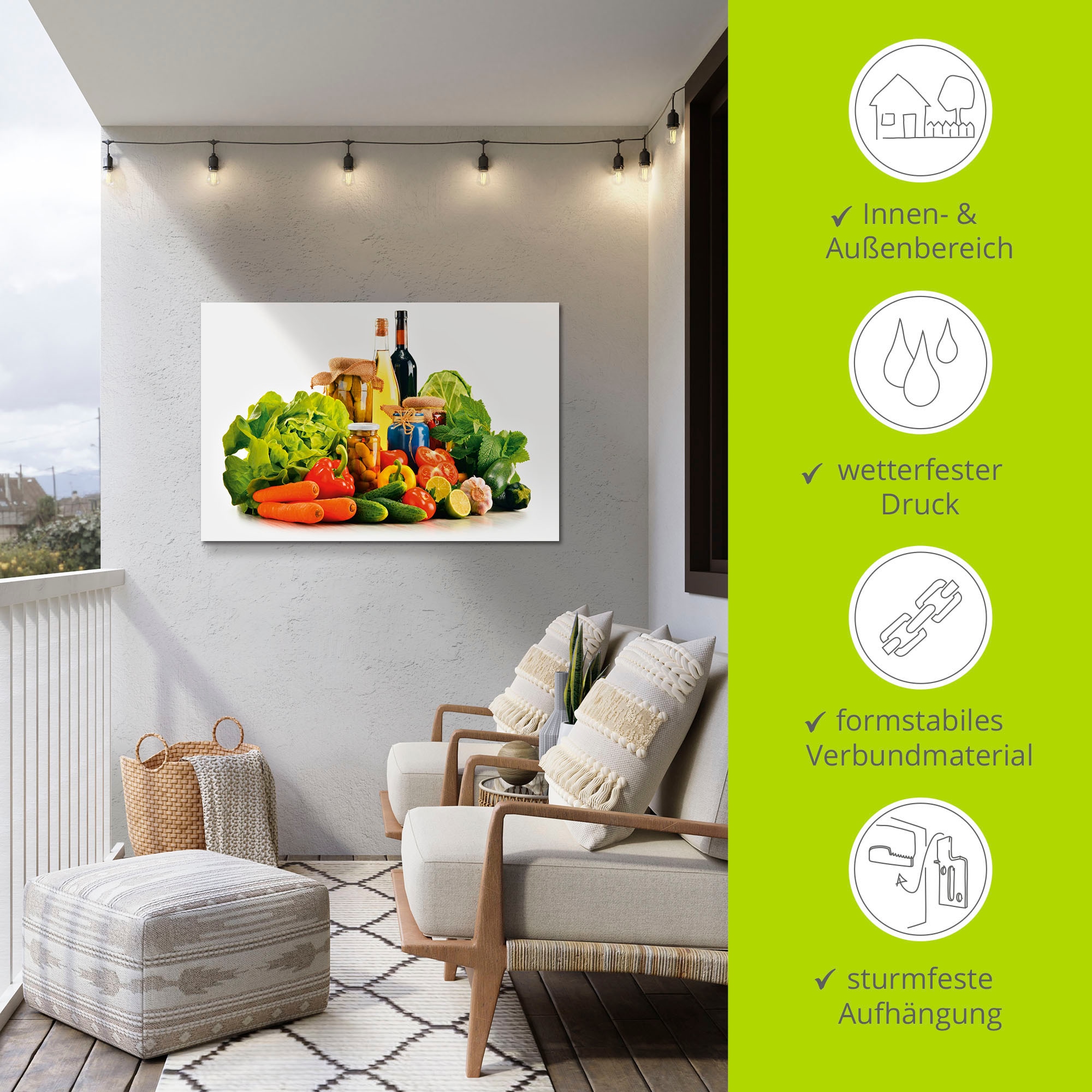 Artland Wandbild »Gemüse Stillleben I«, oder St.), in Größen (1 Leinwandbild, als BAUR Lebensmittel, kaufen Poster versch. | Wandaufkleber Alubild