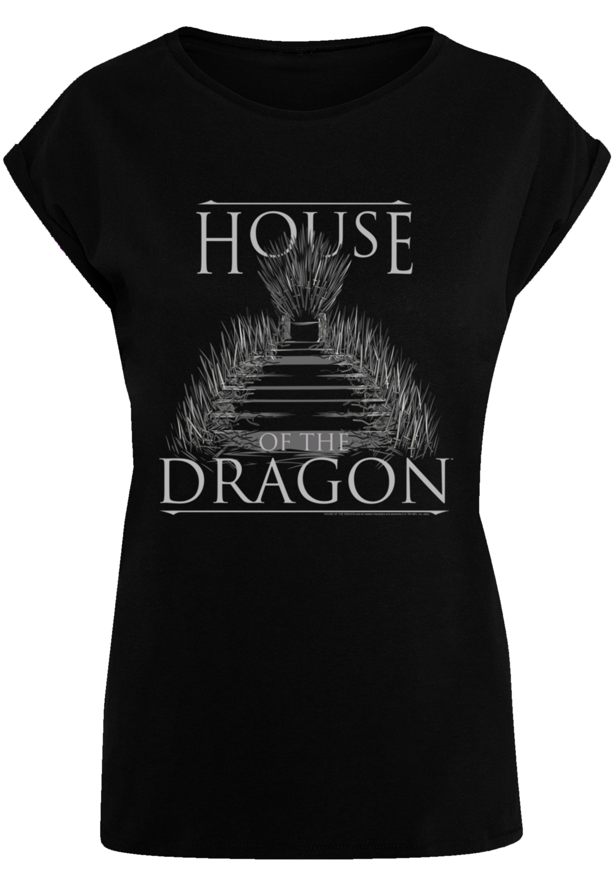 F4NT4STIC T-Shirt »House Of The Dragon Throne«, Premium Qualität