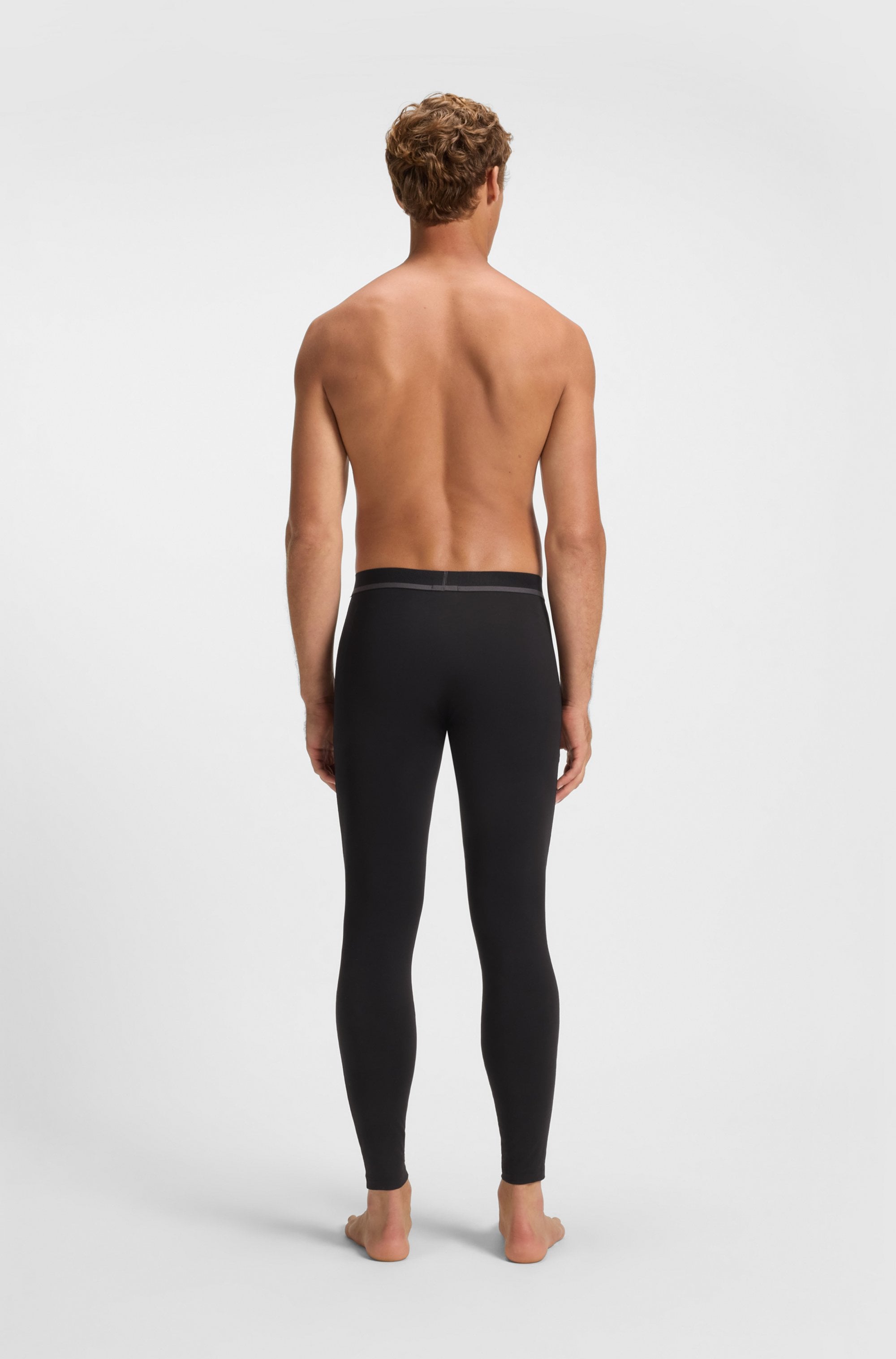 BOSS Lange Unterhose »Long John 365 Solid«, mit BOSS Schriftzug auf dem Bund