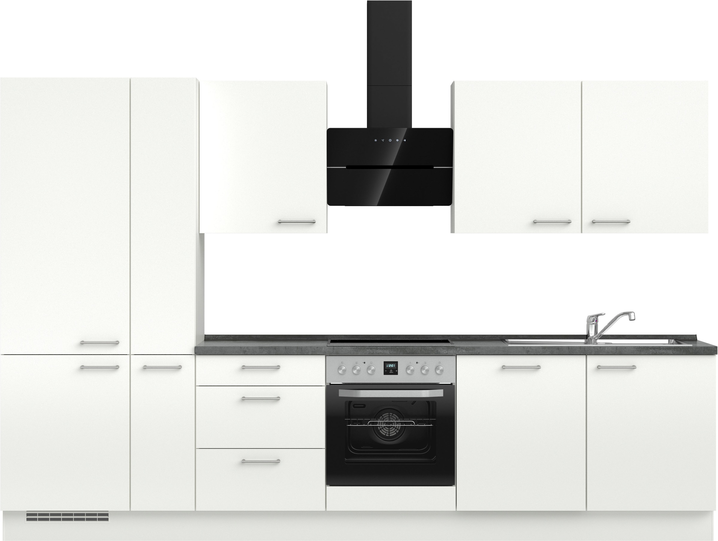 nobilia Küchenzeile ""Laser II", Ausrichtung wählbar, Breite 330 cm" vormon günstig online kaufen