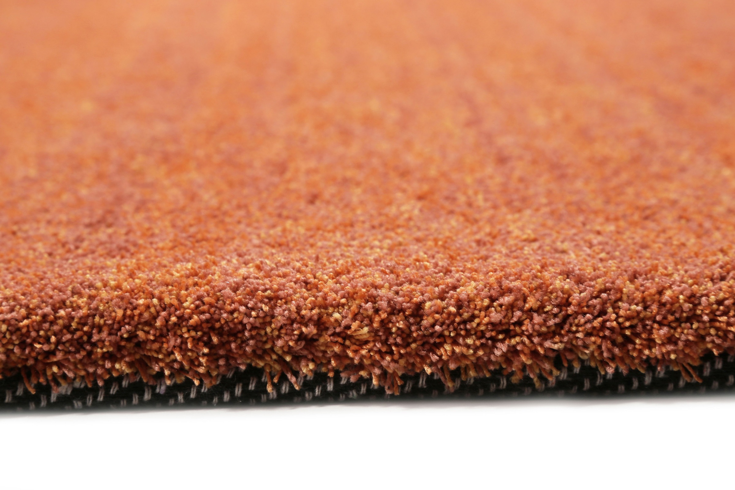 Teppich ESPRIT "Loft ESP-4223" Gr. 5, orange (orange, terra), B:200cm H:20mm L:200cm, Kunstfaser, Teppiche, Teppich, Wohnzimmer, große Farbauswahl, sehr weicher Flor, dicht gewebt, robust 3