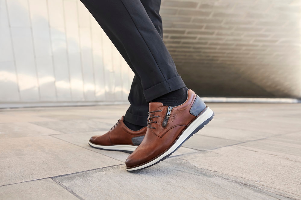 Rieker Schnürschuh, Festtagsschuh, Halbschuh, Business-Schnürer mit weicher Innensohle
