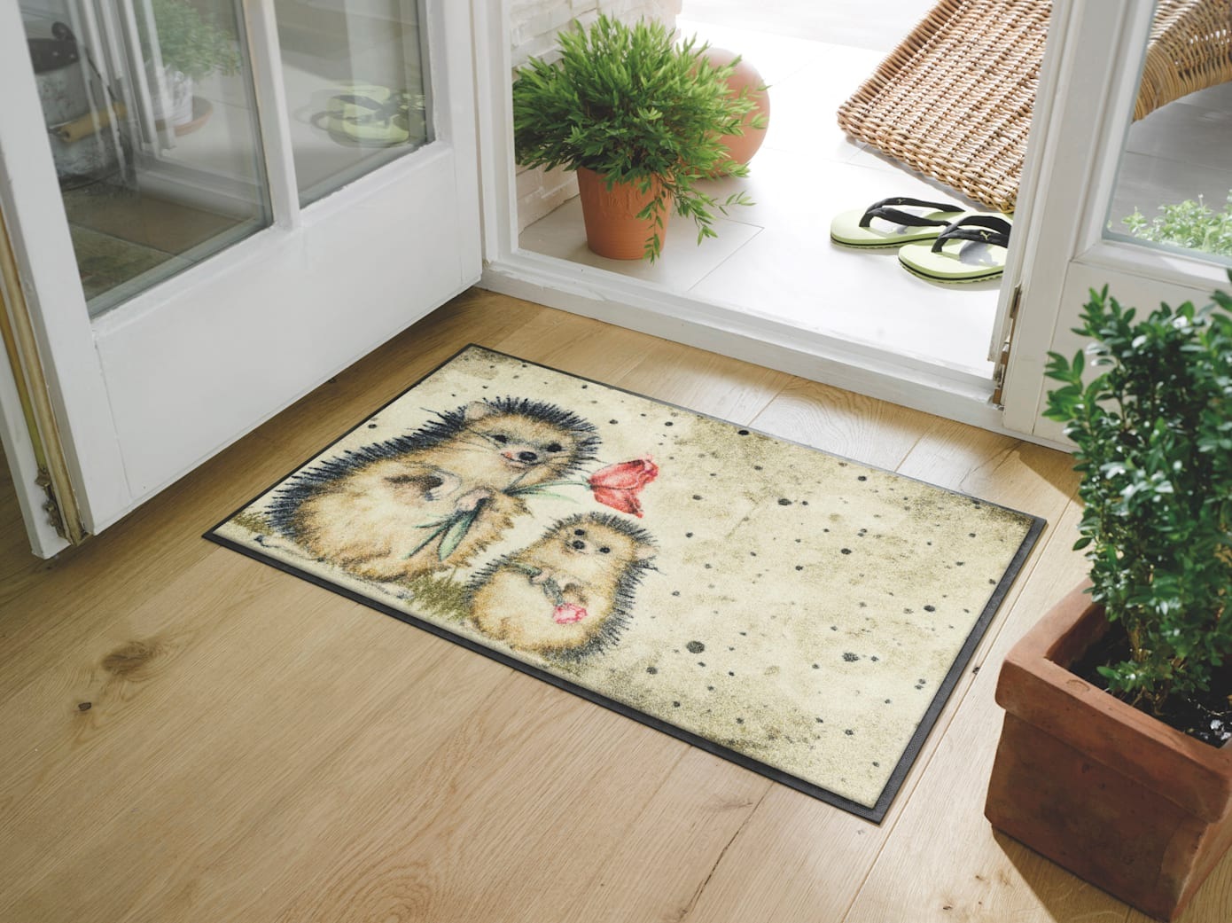 wash+dry by Kleen-Tex Fußmatte rechteckig 7 mm Höhe günstig online kaufen