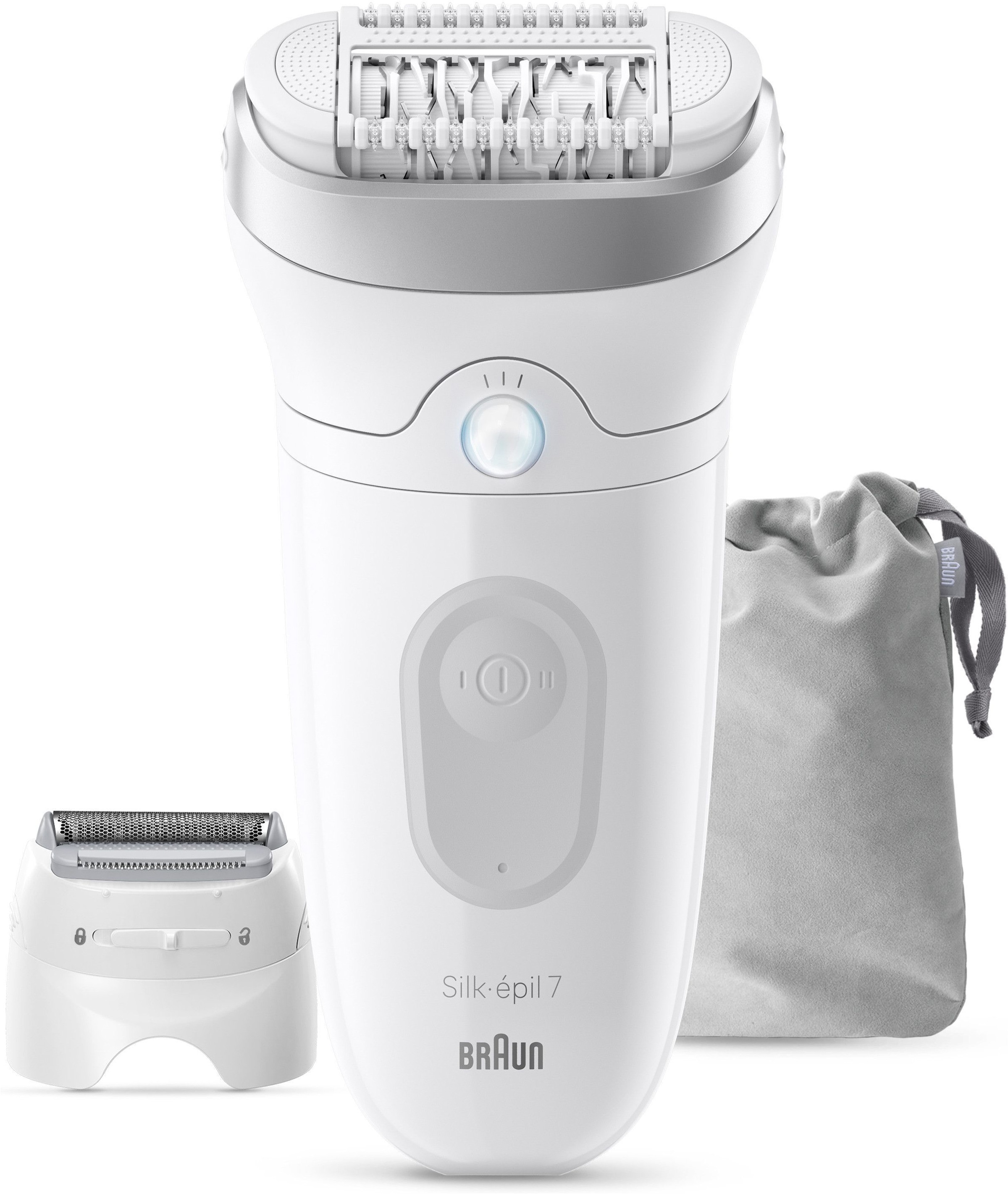Braun Epilierer »Silk-épil 7 SE7-041« Rasier- & Trimmeraufsatz, Wet&Dry