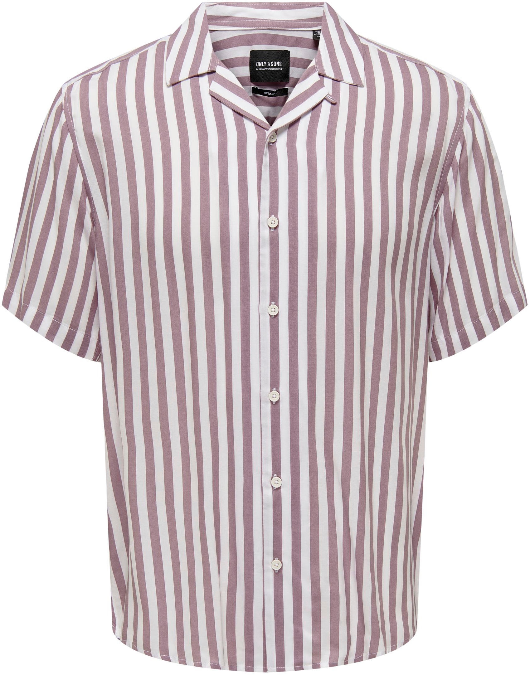 ONLY & SONS Kurzarmhemd »ONSWAYNE LIFE SS VISCOSE«