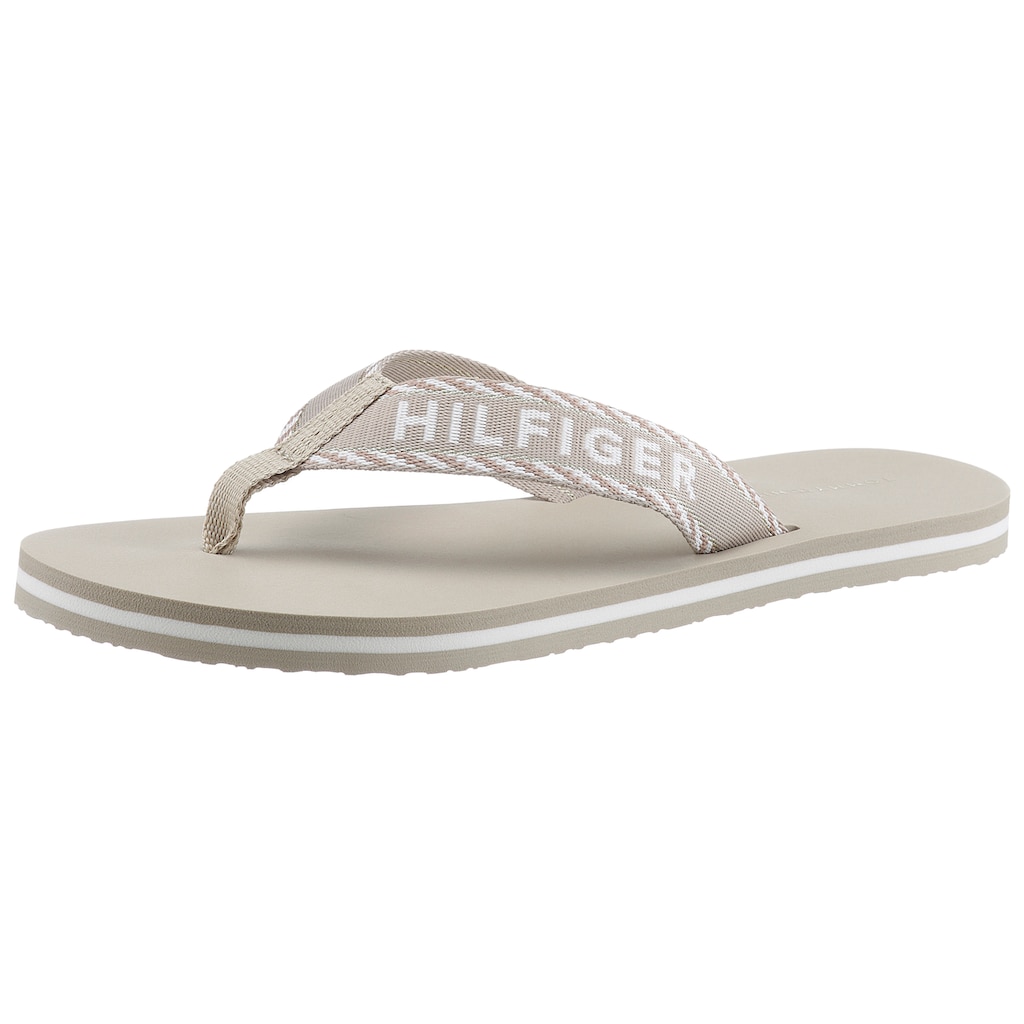 Tommy Hilfiger Zehentrenner »TOMMY WEBBING SANDAL«