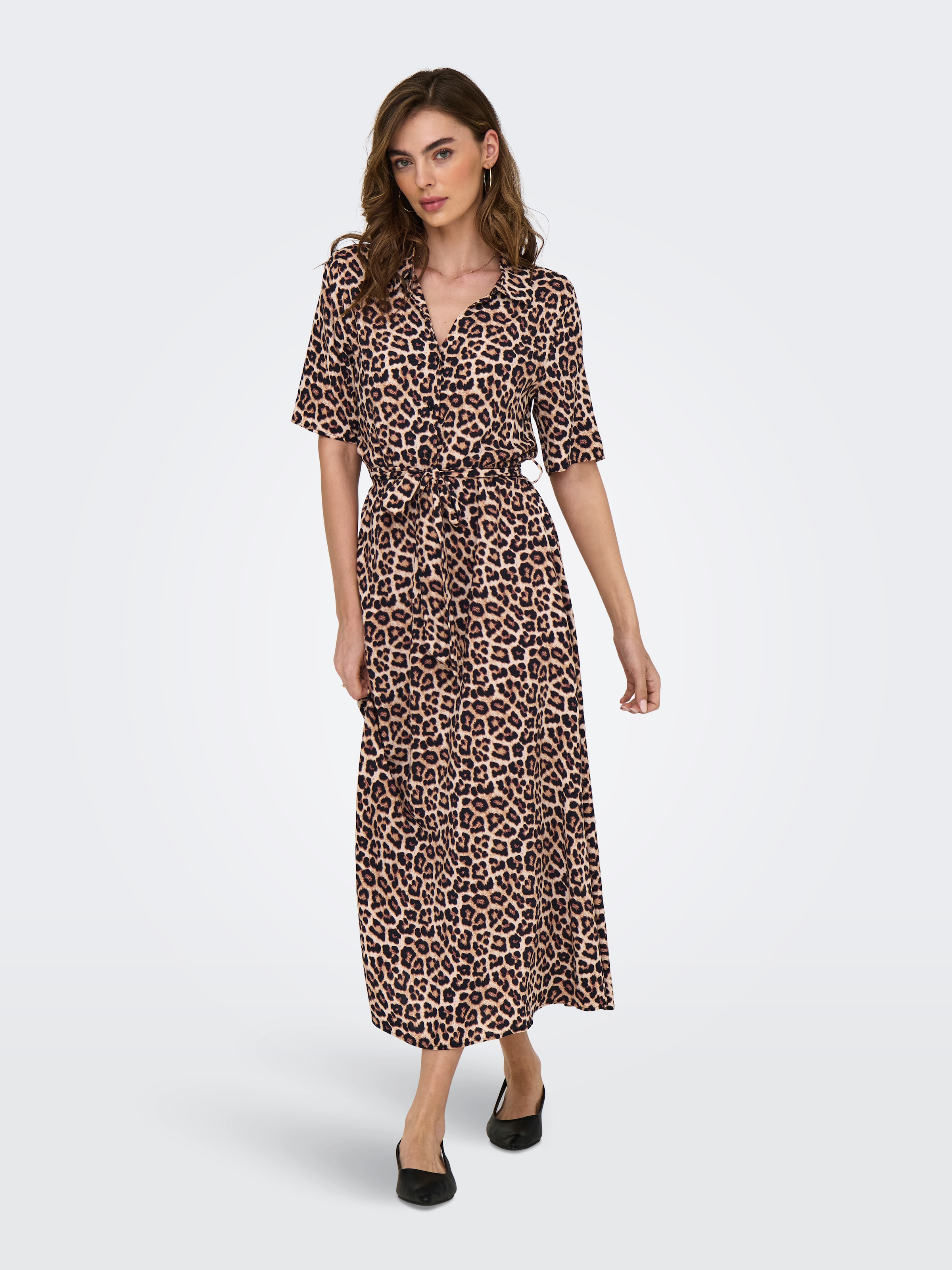 JDY Hemdblusenkleid "JDYSTARSEZEN LIFE 2/4 MIDIDRESS WVN NOOS" günstig online kaufen