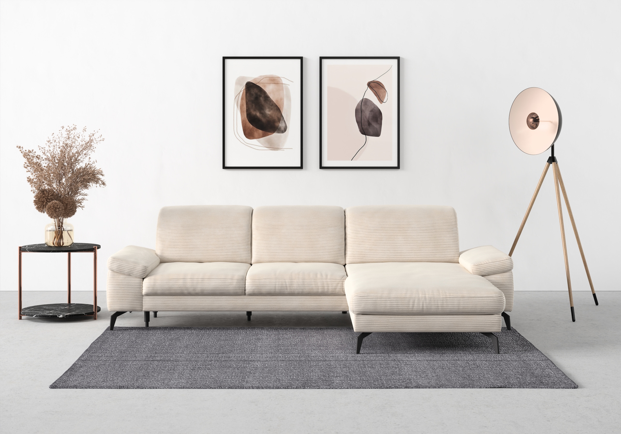 sit&more Ecksofa "Cabana L-Form", Recamiere, wahlweise mit Sitztiefen-, Arm günstig online kaufen