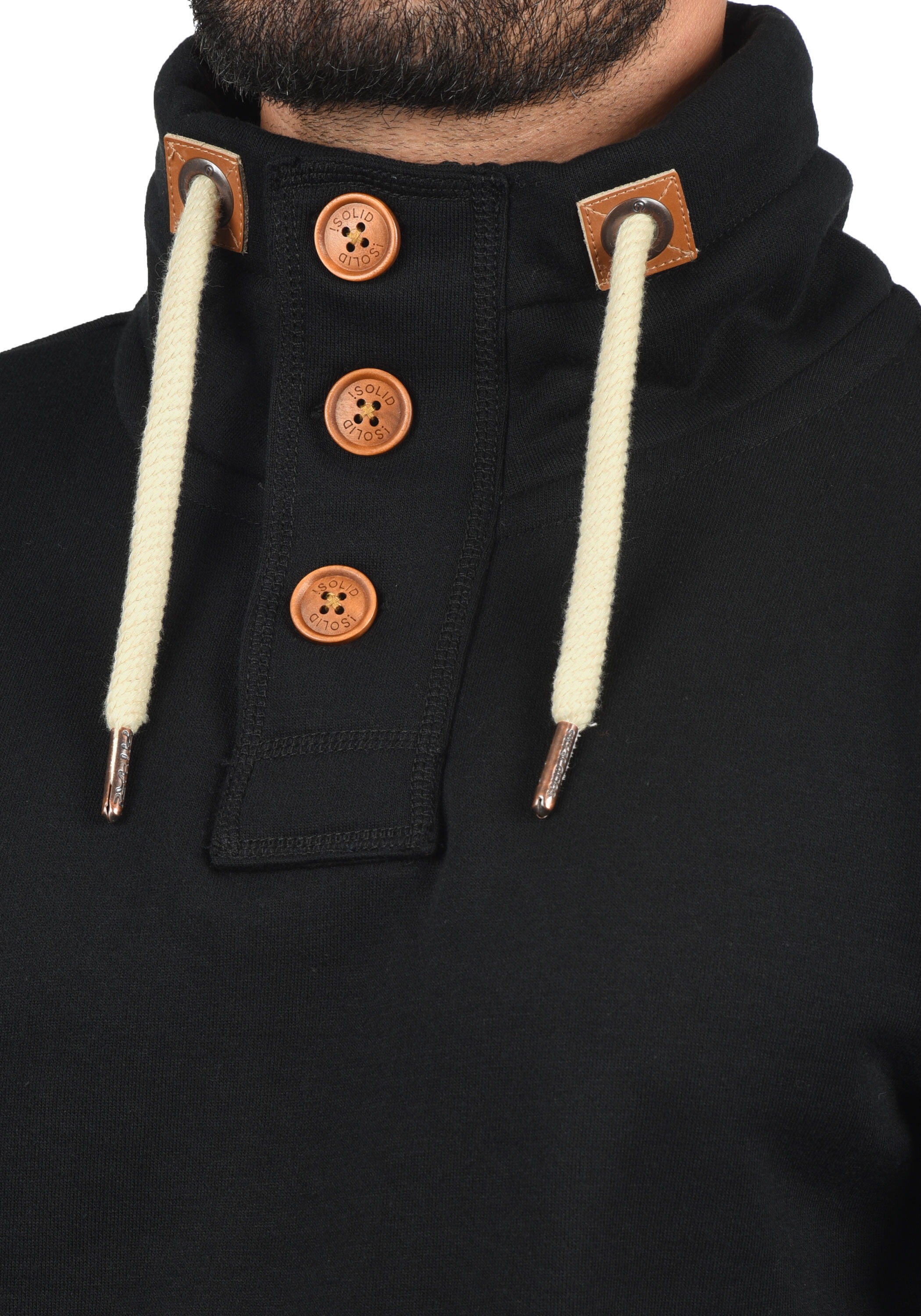 !Solid Stehkragenpullover »Stehkragenpullover SDTripTroyer«