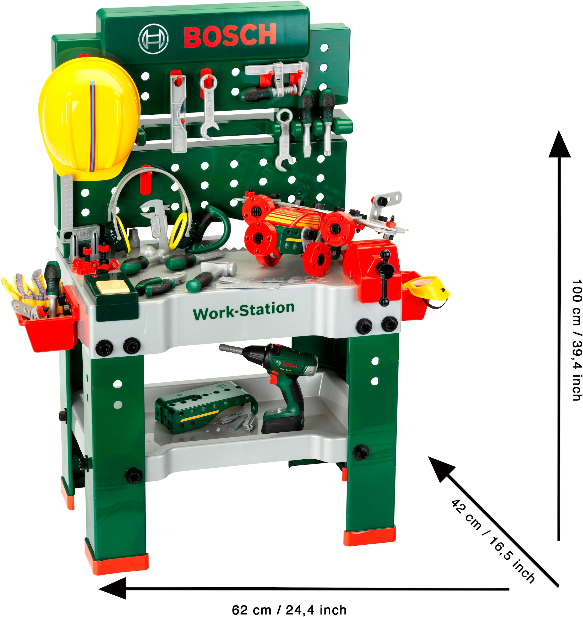 Klein Spielwerkbank »BOSCH Werkbank No.1 2016«, mit Sound, Made in Germany