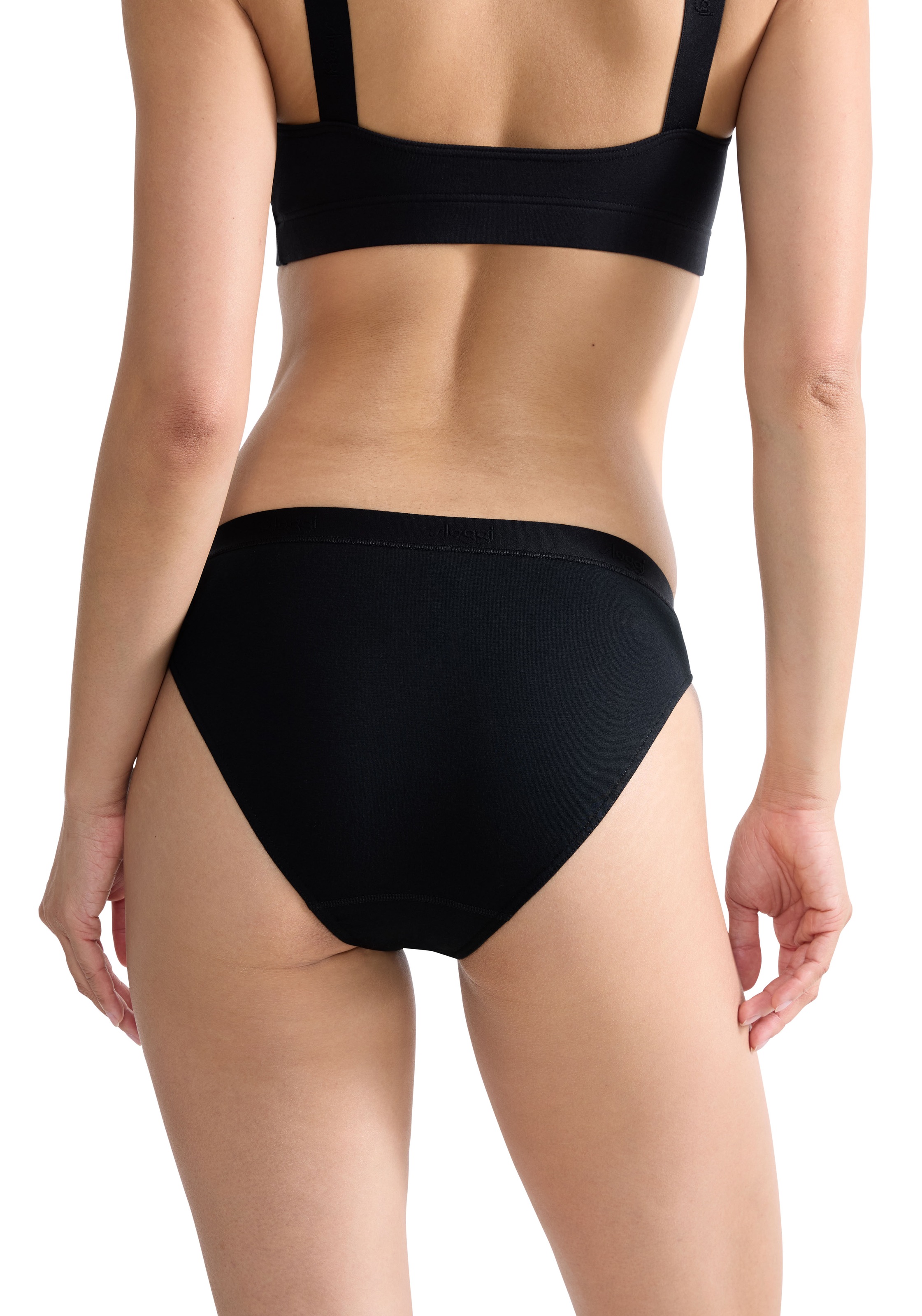 sloggi Slip »GO Casual High leg 2P«, (2er Pack), weiche und atmungsaktive Baumwollqualität