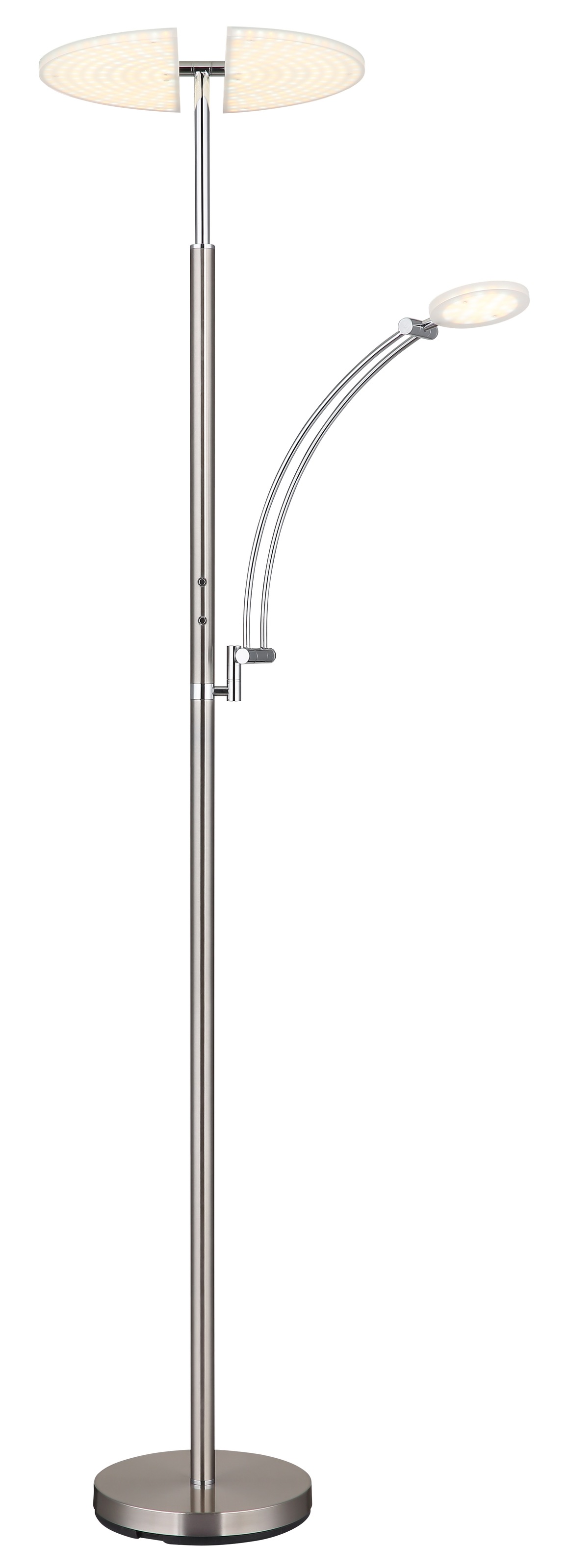 GLOBO LIGHTING Stehlampe »TIRANA« LED-Modul 1 Stk. Deckenfluter Metall, Acryl satiniert, dimmbar, LED 40W