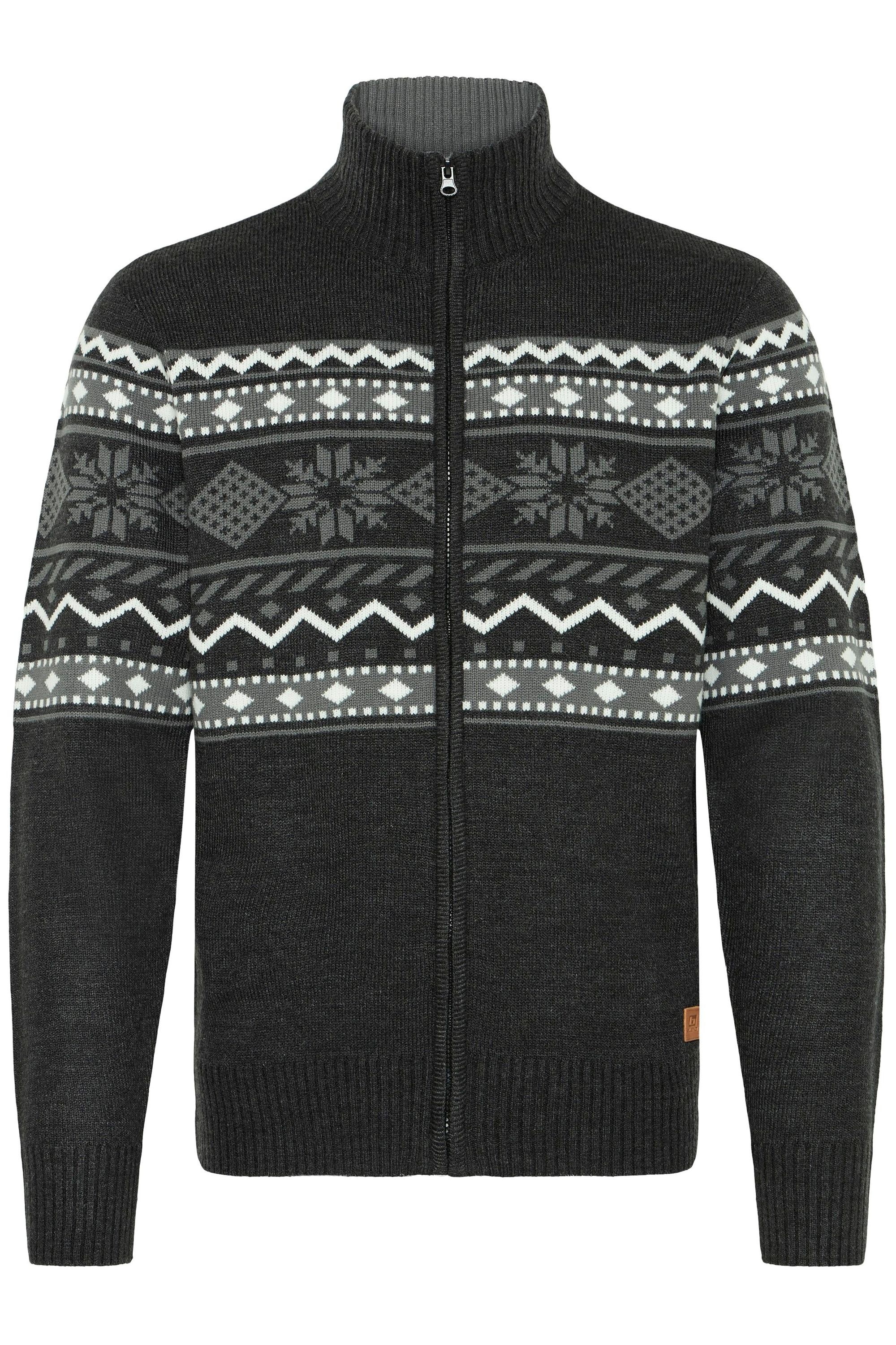 Blend Strickjacke "BHNova" Stilvolle Strickjacke mit Norweger-Muster günstig online kaufen