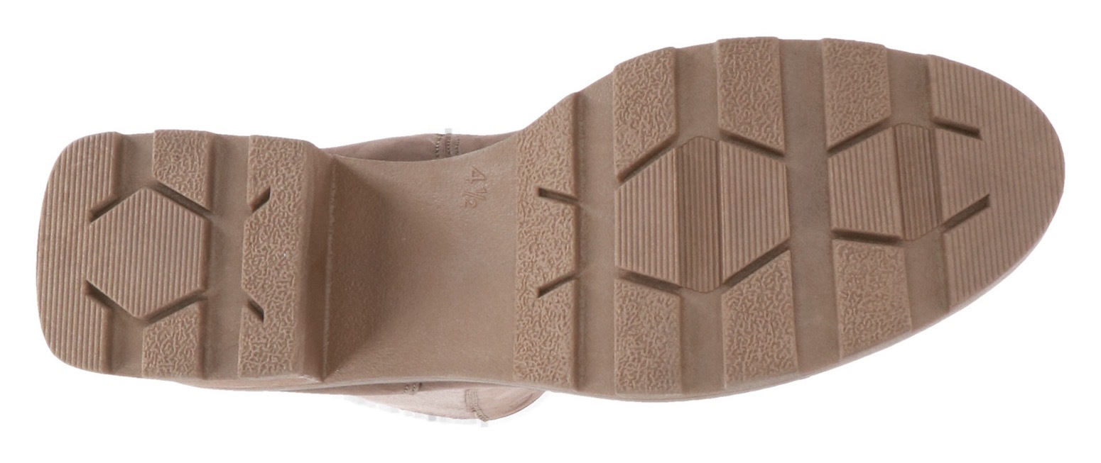 Caprice Chelseaboots, Blockabsatz, Stiefelette, Komfortschuh mit breitem Stretcheinsatz