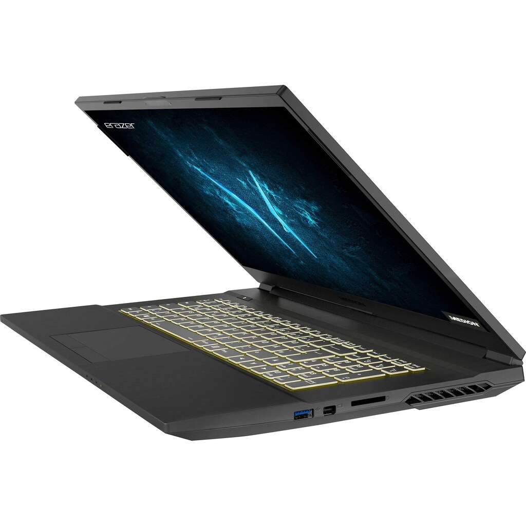 Medion® Notebook »ERAZER® Defender P10«, 43,9 cm, / 17,3 Zoll, Intel, Core i5, GeForce RTX 3060, 1000 GB SSD