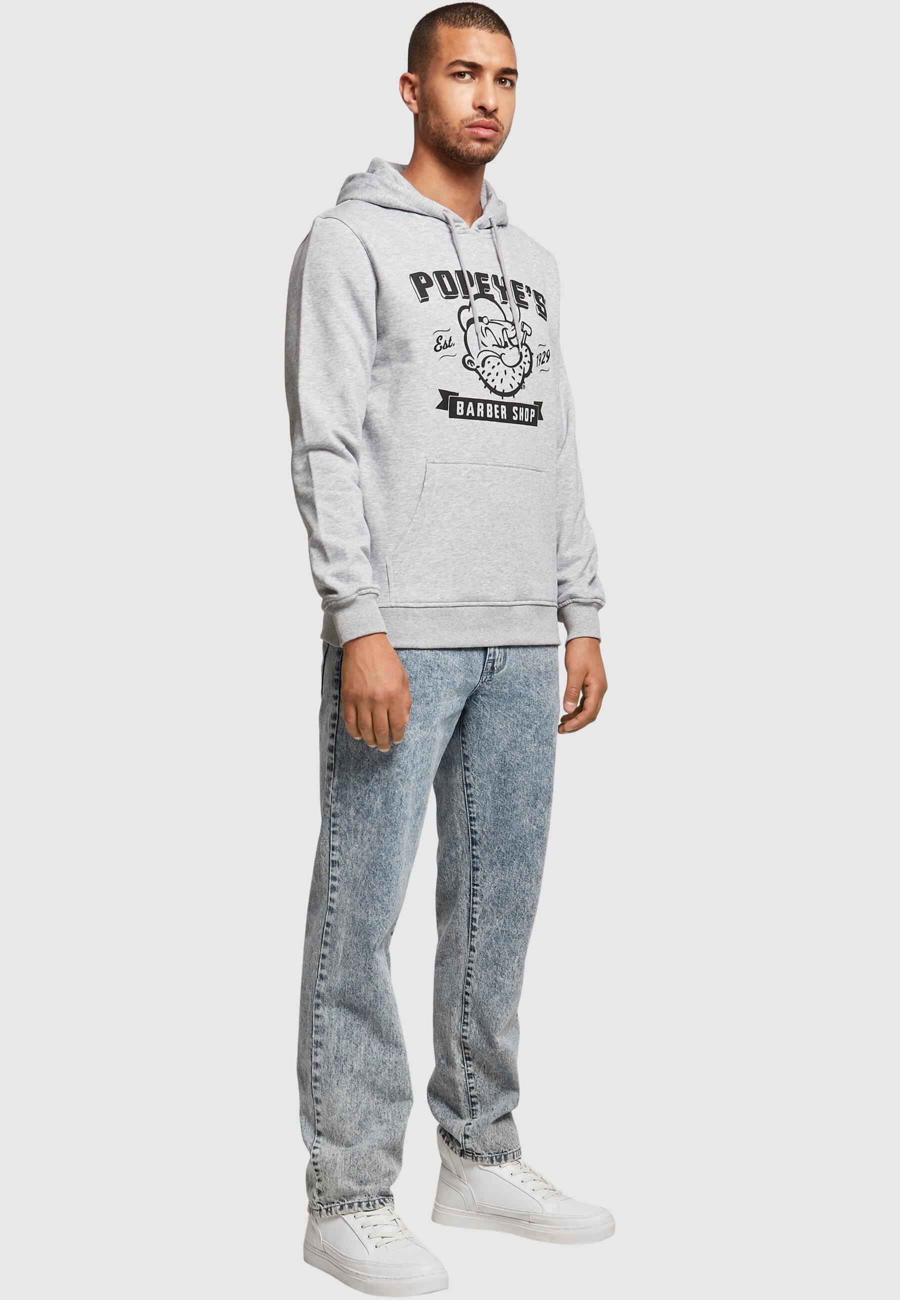 Merchcode Kapuzensweatshirt »Merchcode Herren Popeye Barber Shop Hoody«, (1 tlg.)