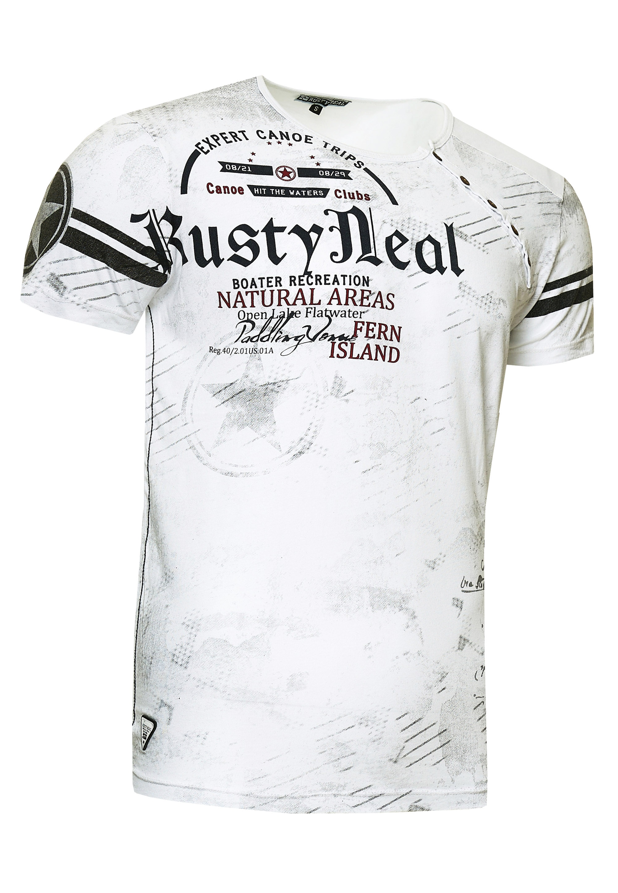 Rusty Neal T-Shirt, mit coolem Logo-Print