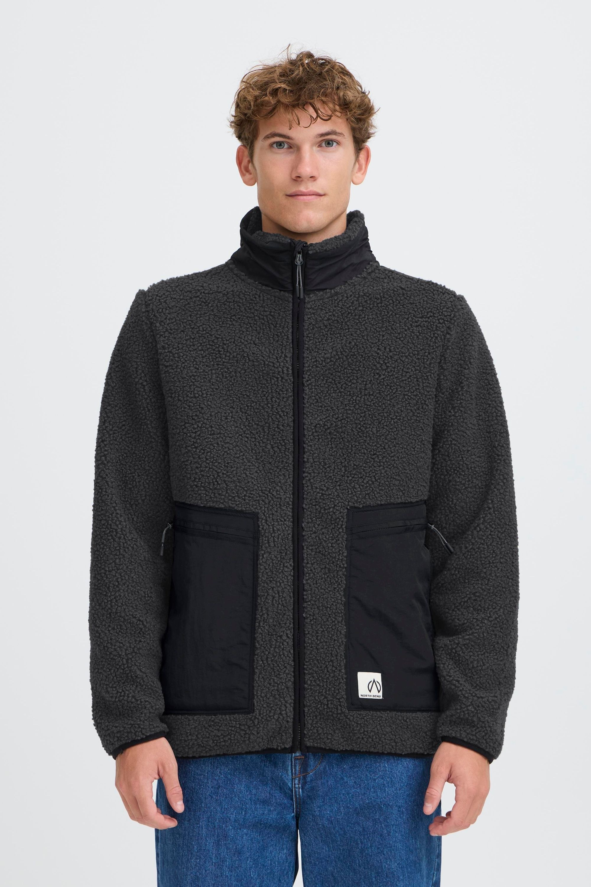 Thumbnail - North Bend Plüschjacke "Plüschjacke NBGalonne M Teddy Jacket"