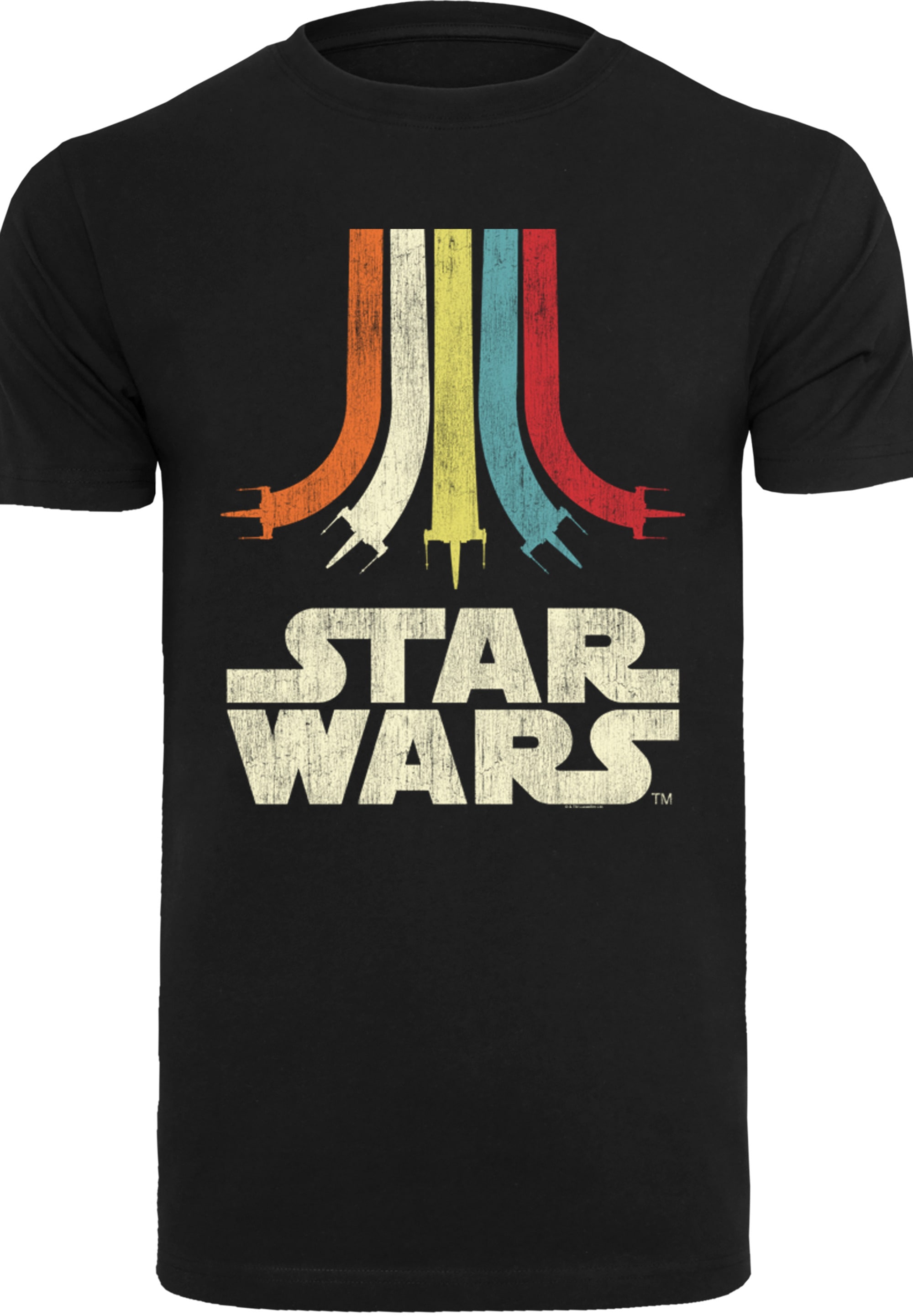 F4NT4STIC T-Shirt "Star Wars Retro Rainbow Regenbogen", Print günstig online kaufen