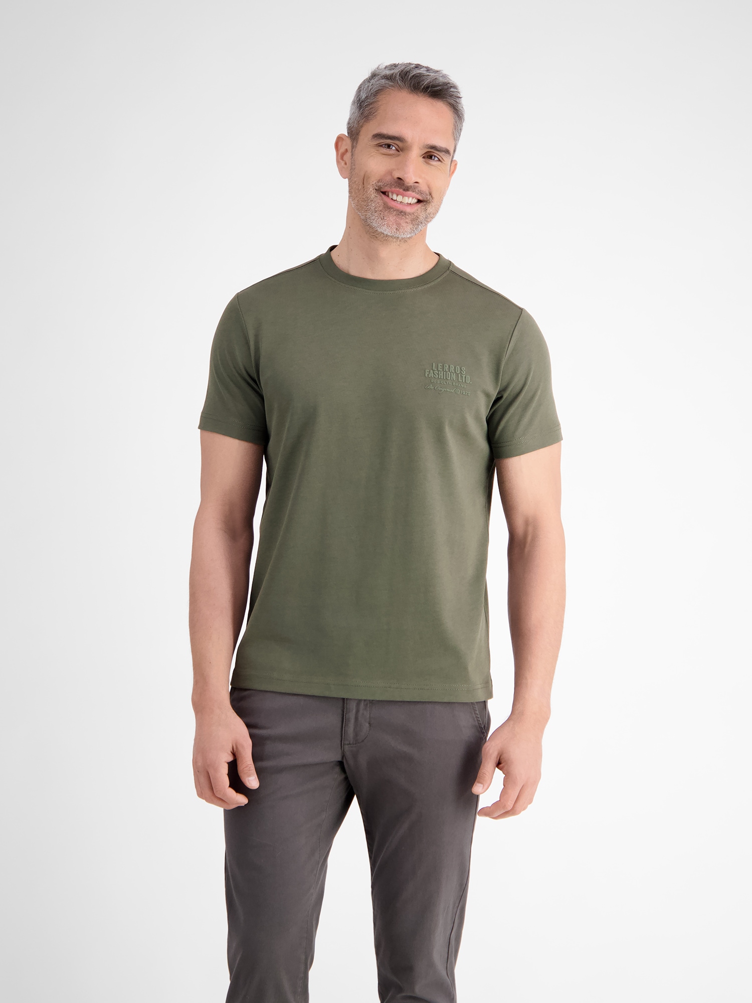 LERROS T-Shirt "LERROS Herren T-Shirt in weicher Jerseyqualität" günstig online kaufen